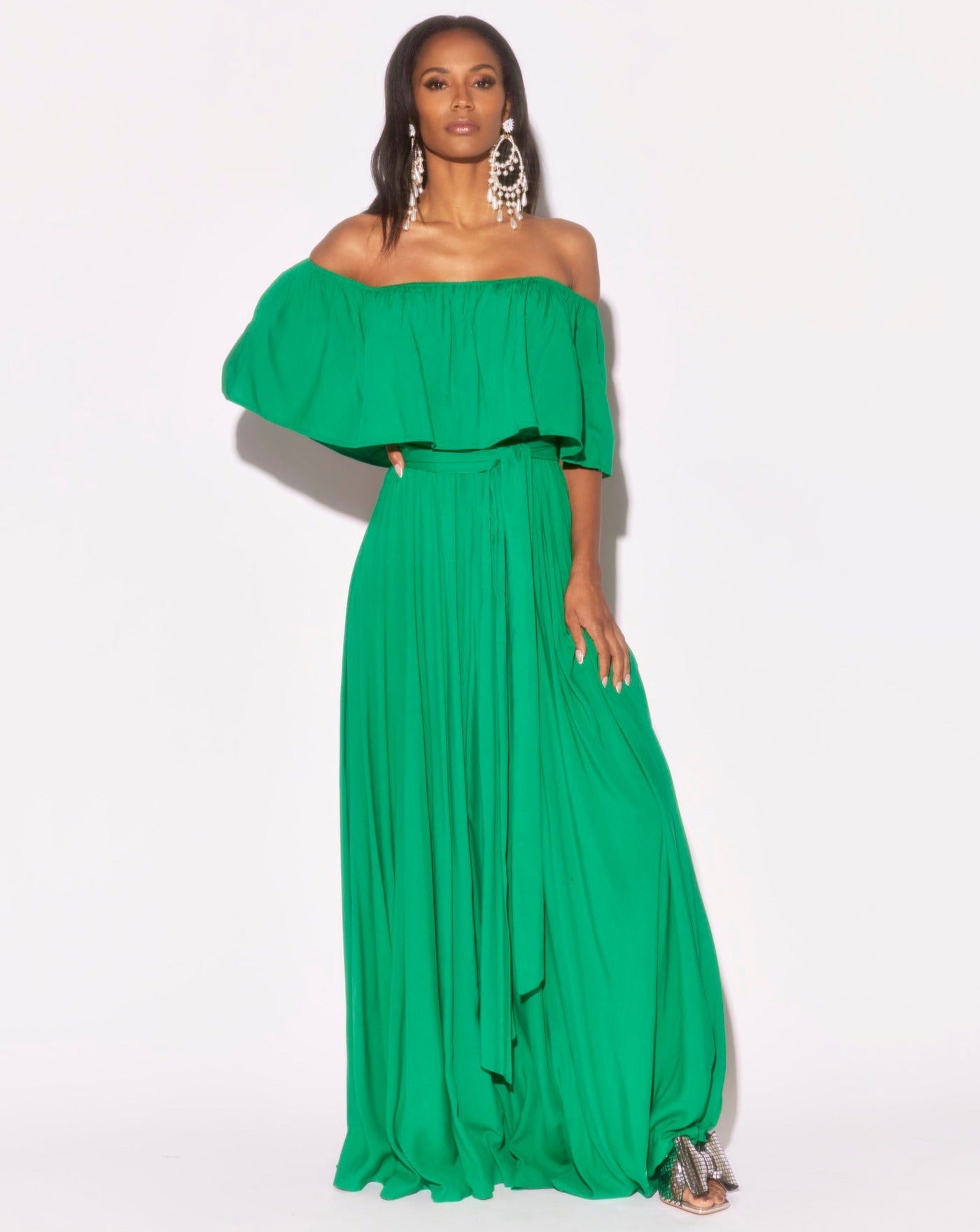 Morning Glory Maxi Dress - Emerald by Meghan Fabulous