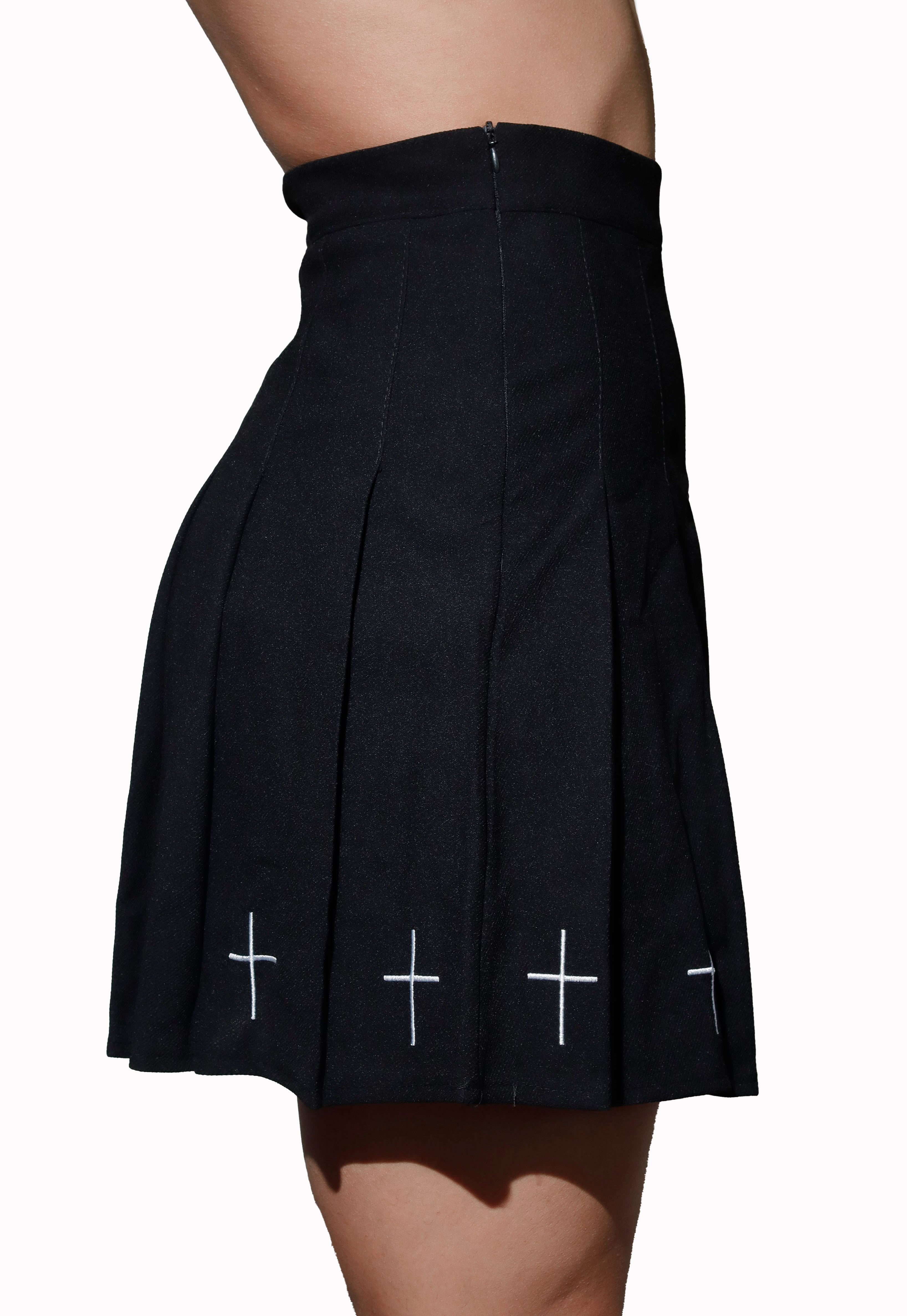 Midnight Cross Skirt by The Cursed Closet