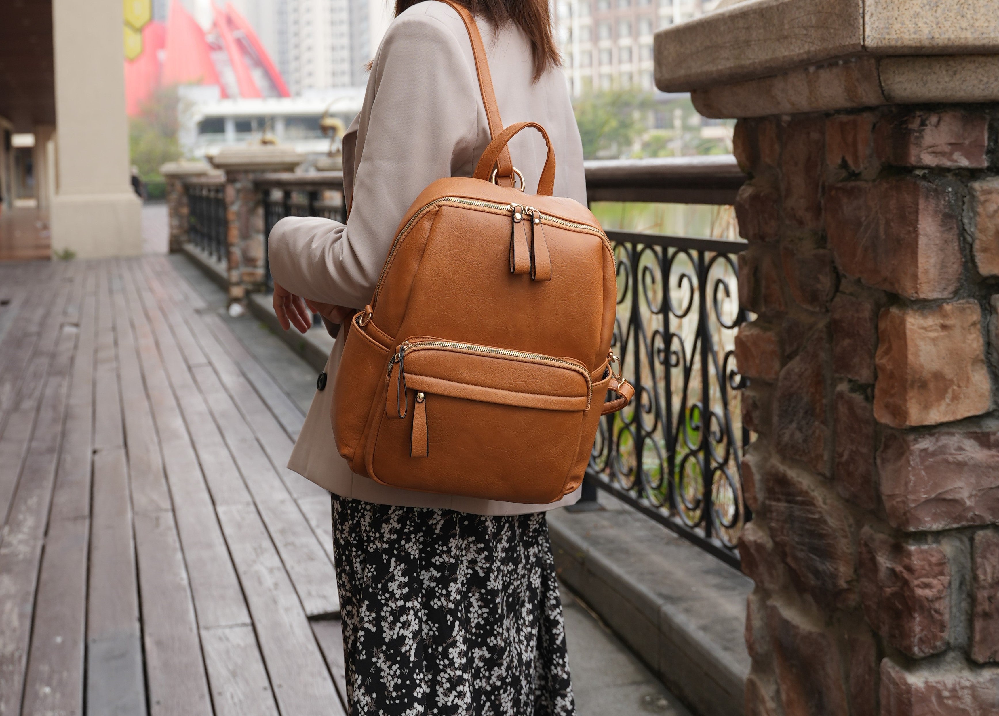 Yolane Convertible Backpack by MKF Collection by Mia K.