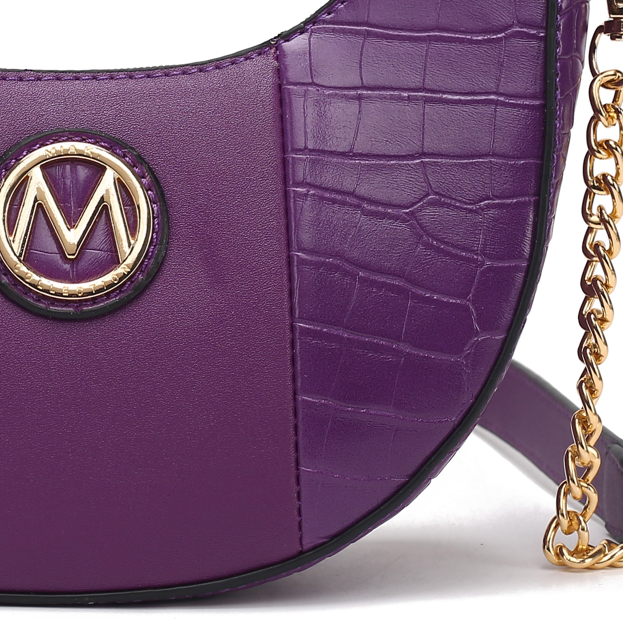 Amira Embossed Crossbody Bag by MKF Collection by Mia K.