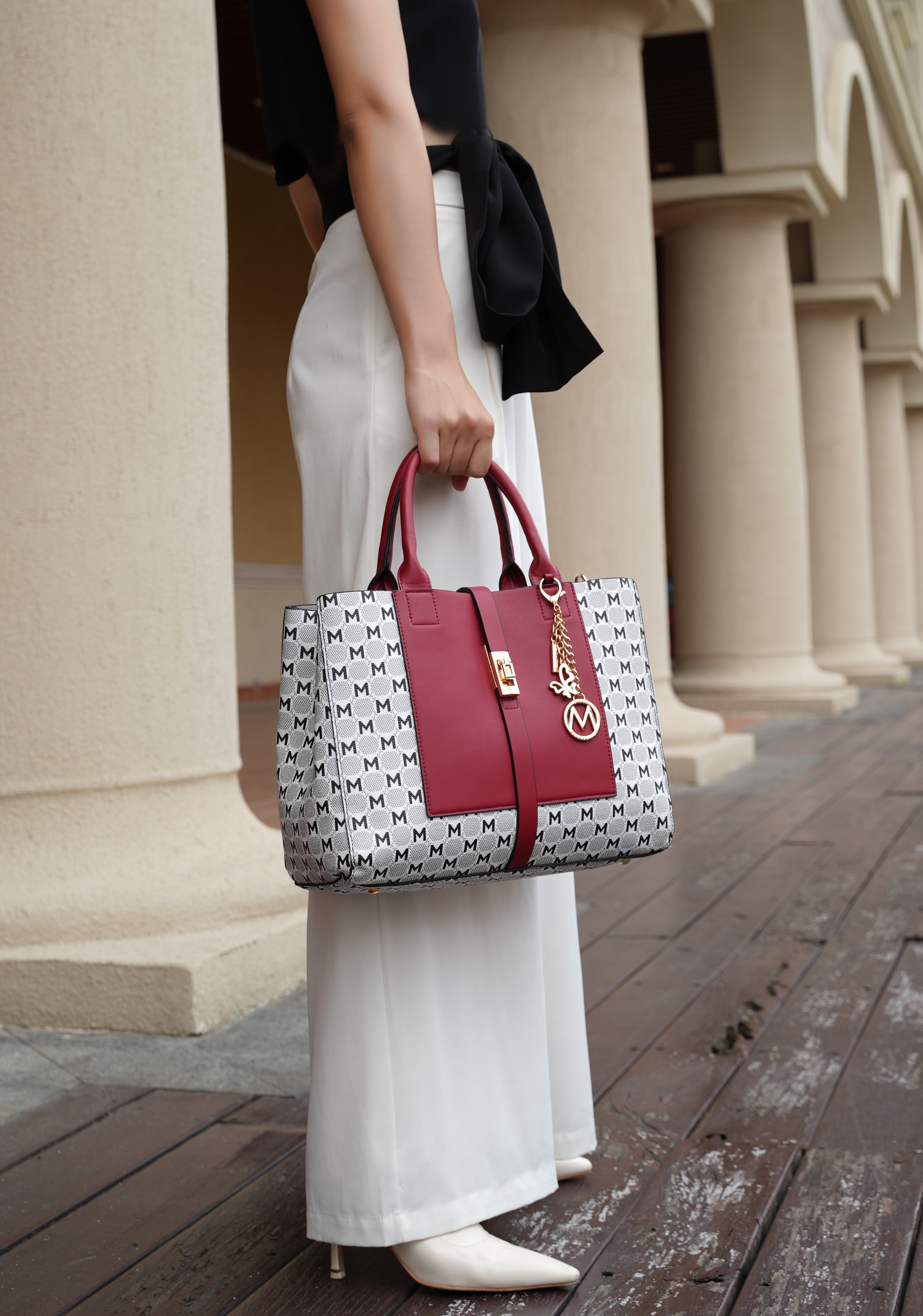 Yuliana III Shoulder Bag and Wallet Set by MKF Collection by Mia K.