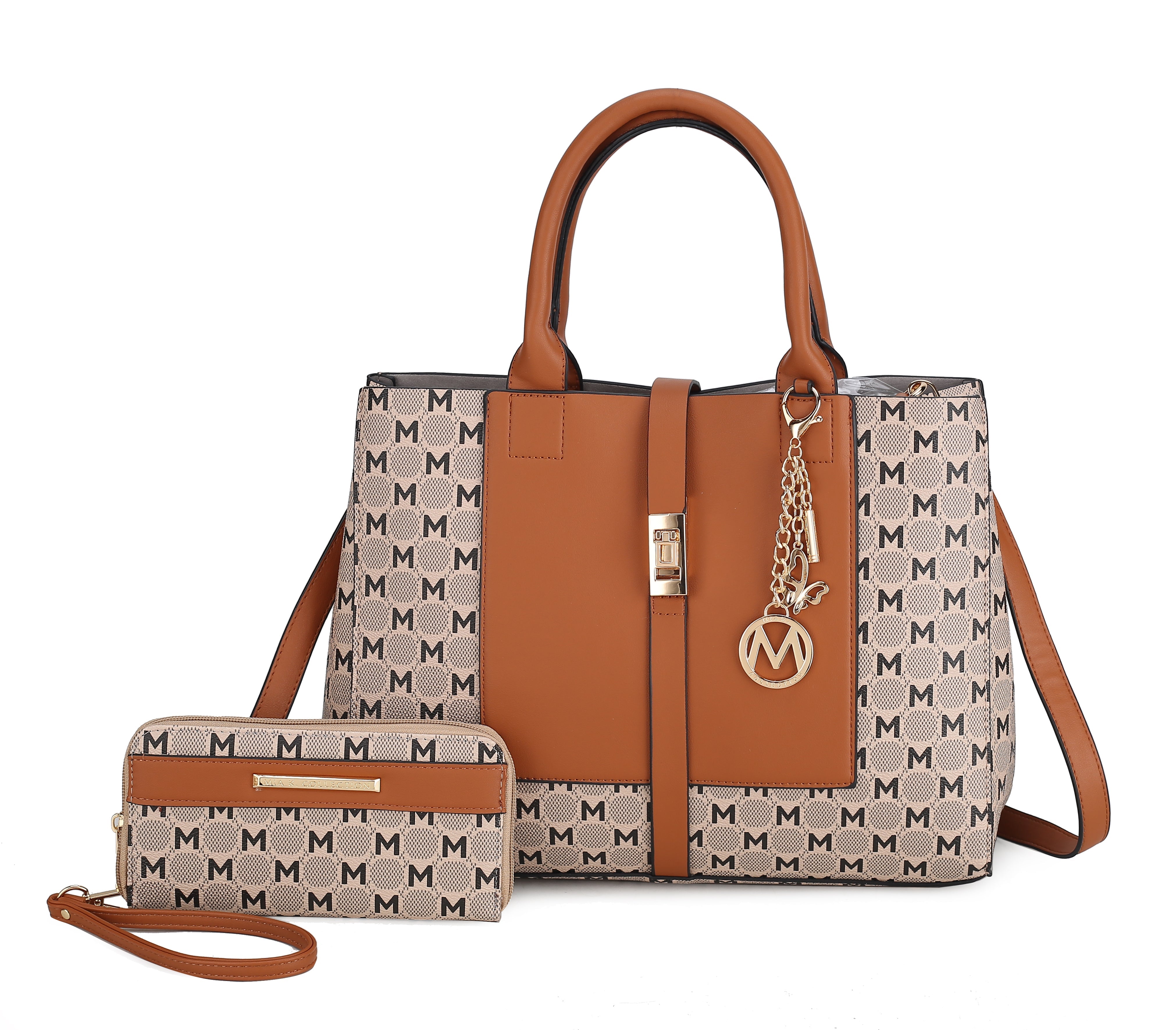 Yuliana III Shoulder Bag and Wallet Set by MKF Collection by Mia K.