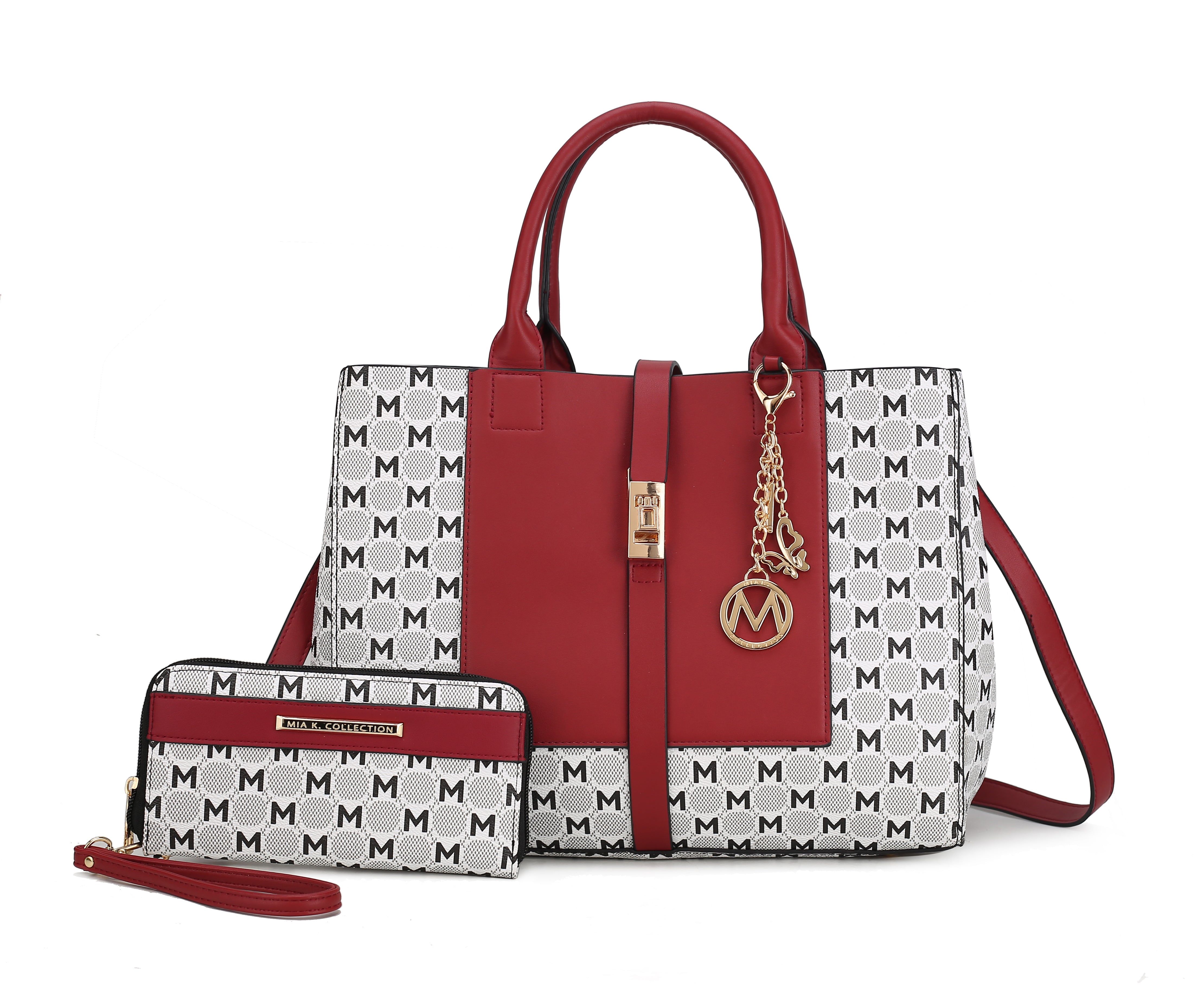 Yuliana III Shoulder Bag and Wallet Set by MKF Collection by Mia K.