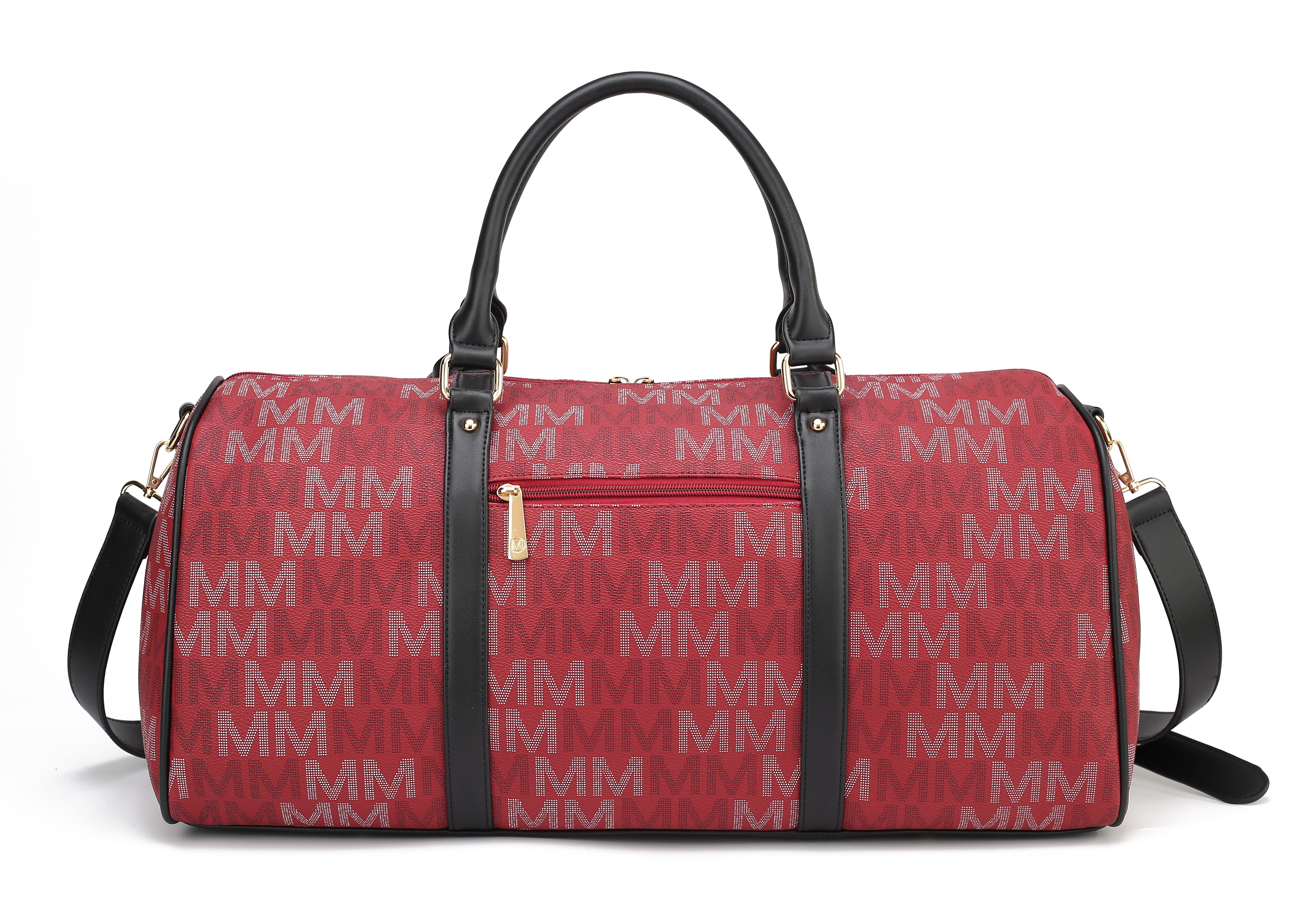 MKF Collection by Mia K. Jovani Signature Duffle bag Weekender Travel bag for womens by MKF Collection by Mia K.
