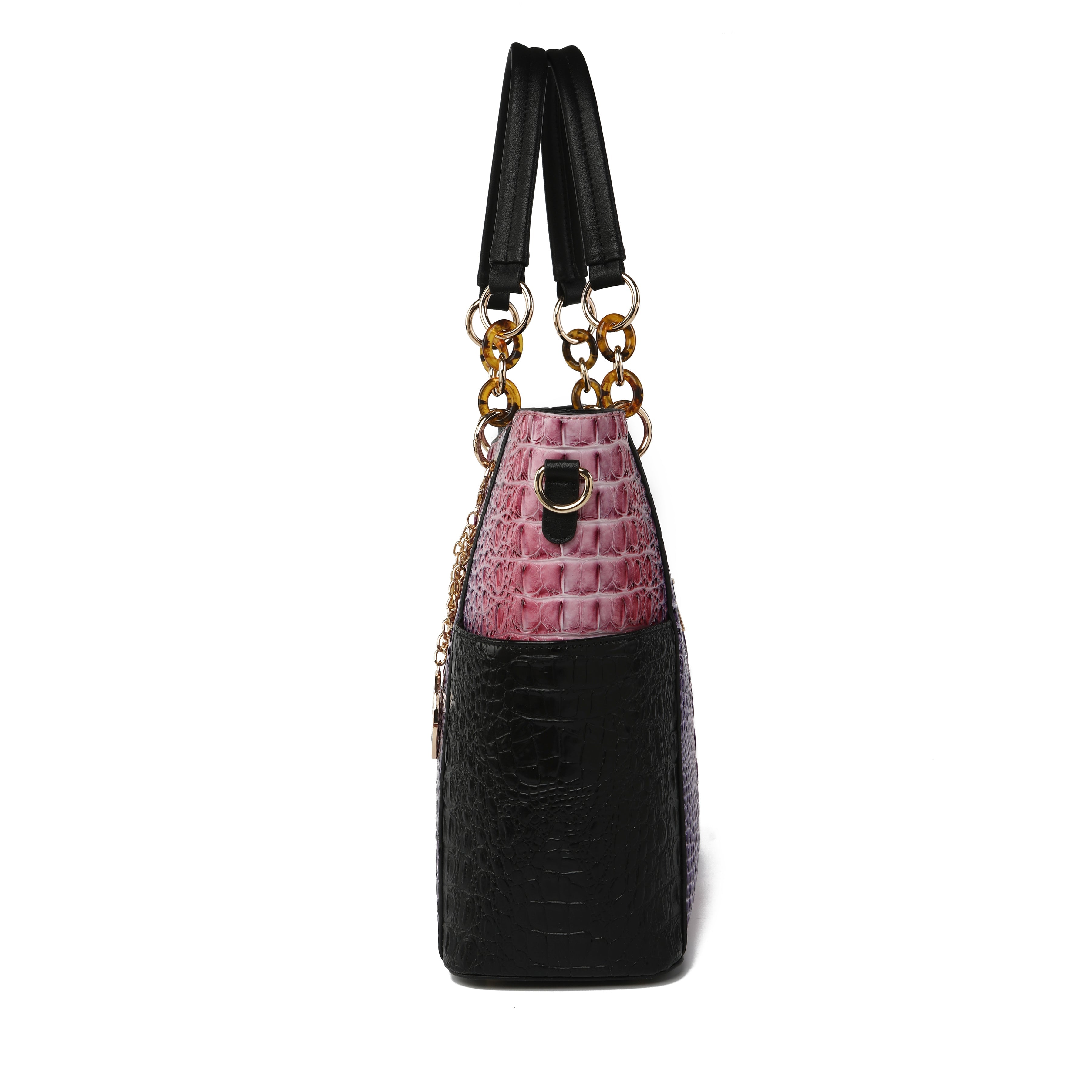 Bonita Croc Embossed Tote bag and Set by MKF Collection by Mia K.