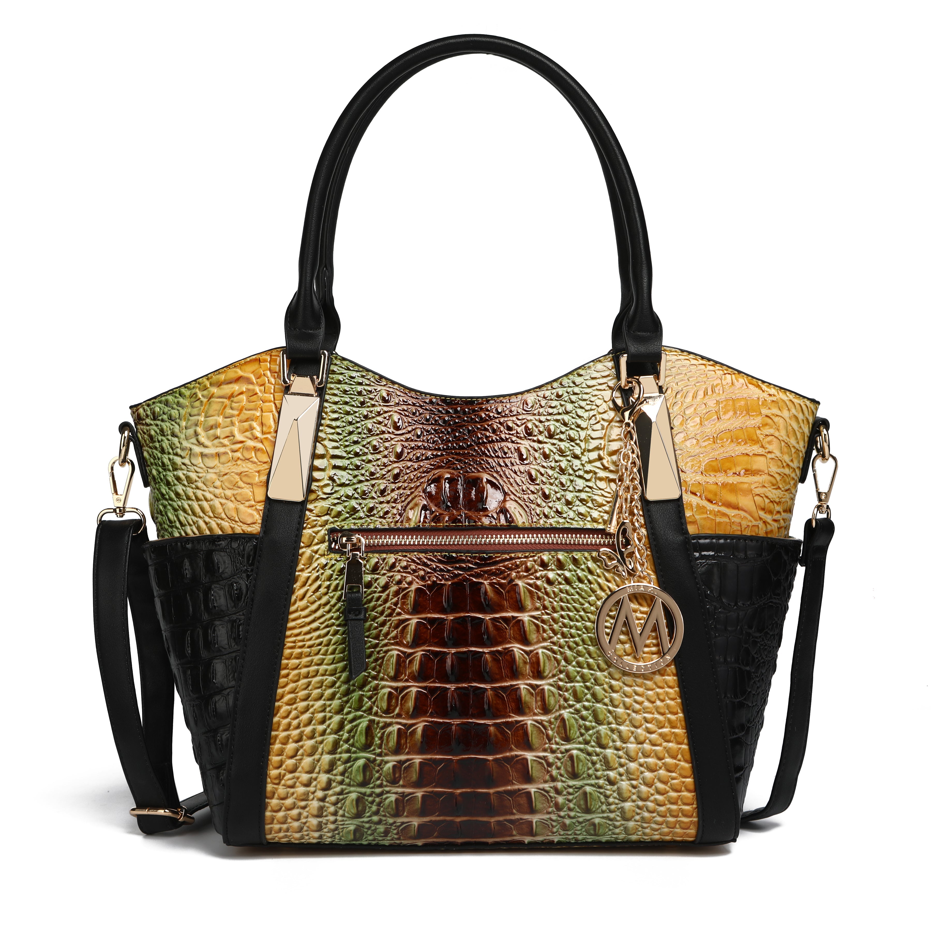 Janise Gradient Croc Tote handbag by MKF Collection by Mia K.