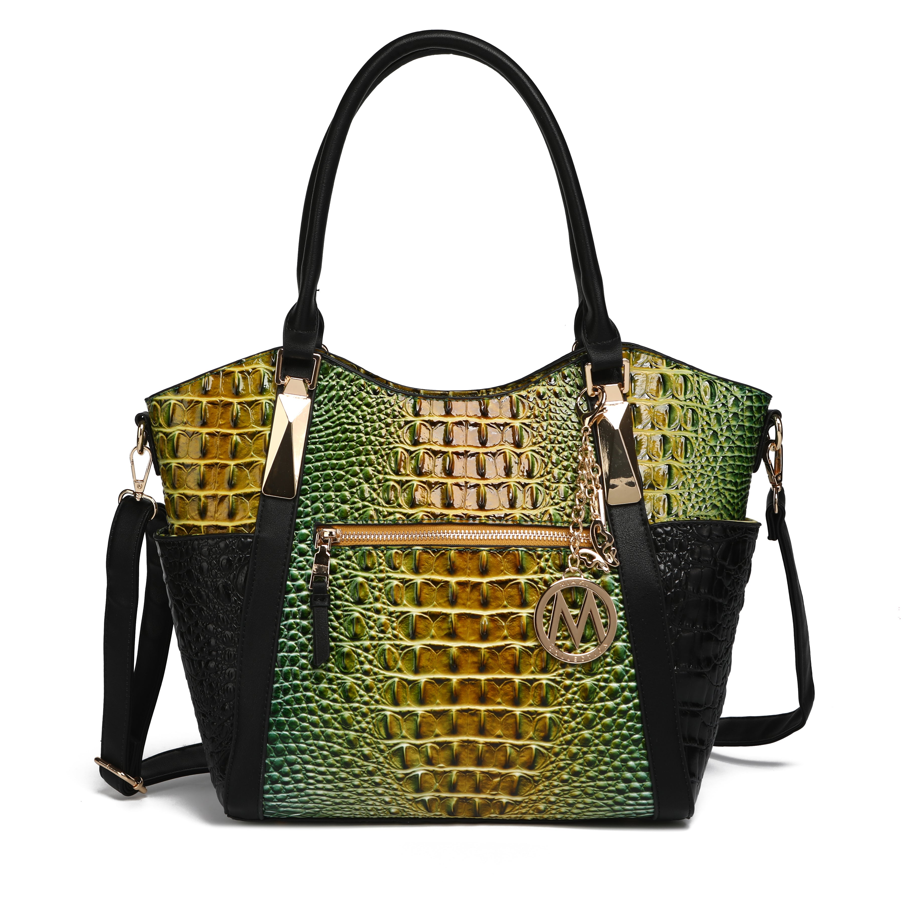 Janise Gradient Croc Tote handbag by MKF Collection by Mia K.