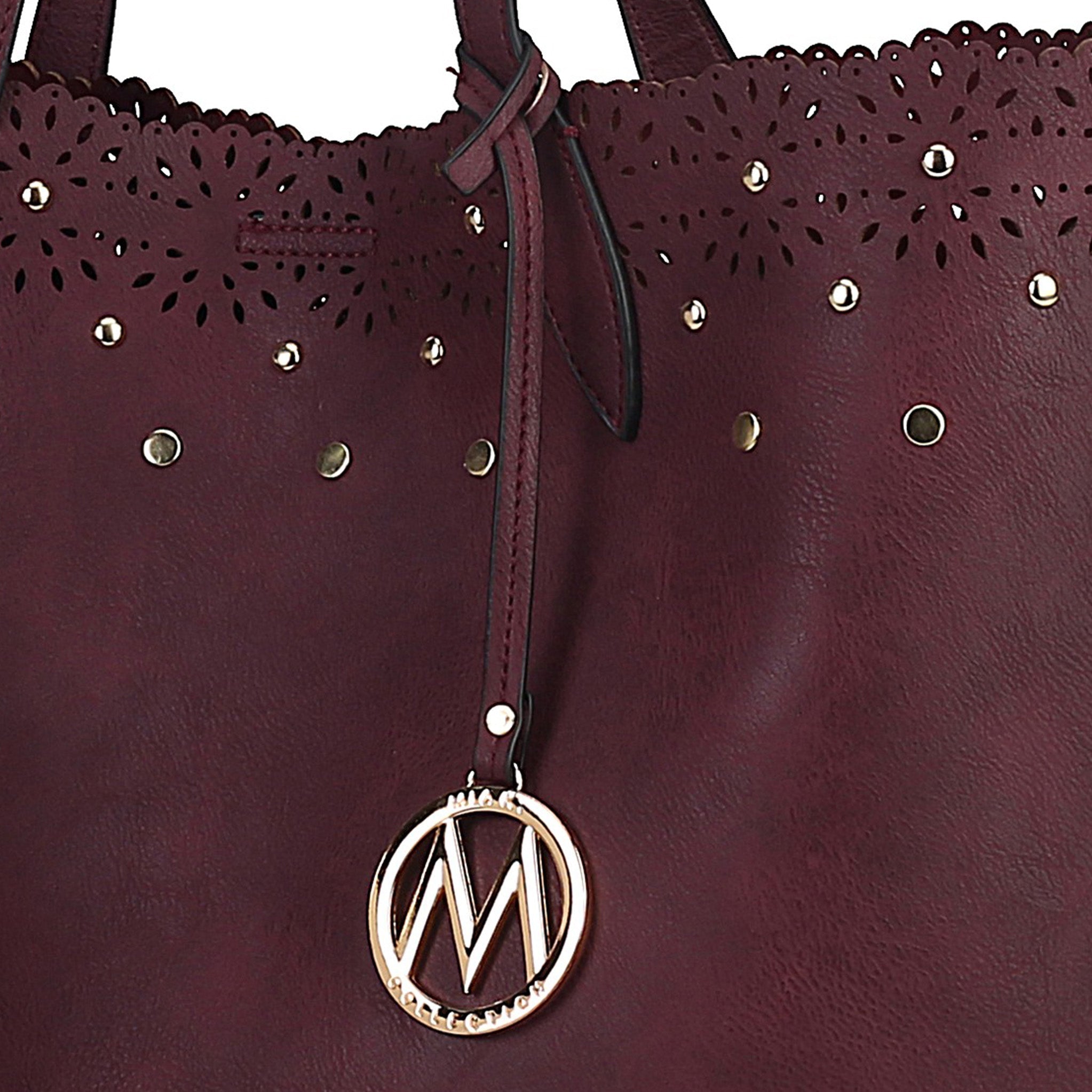 Mariahna 3 Pcs Shopper Tote, crossbody and Wallet by MKF Collection by Mia K.