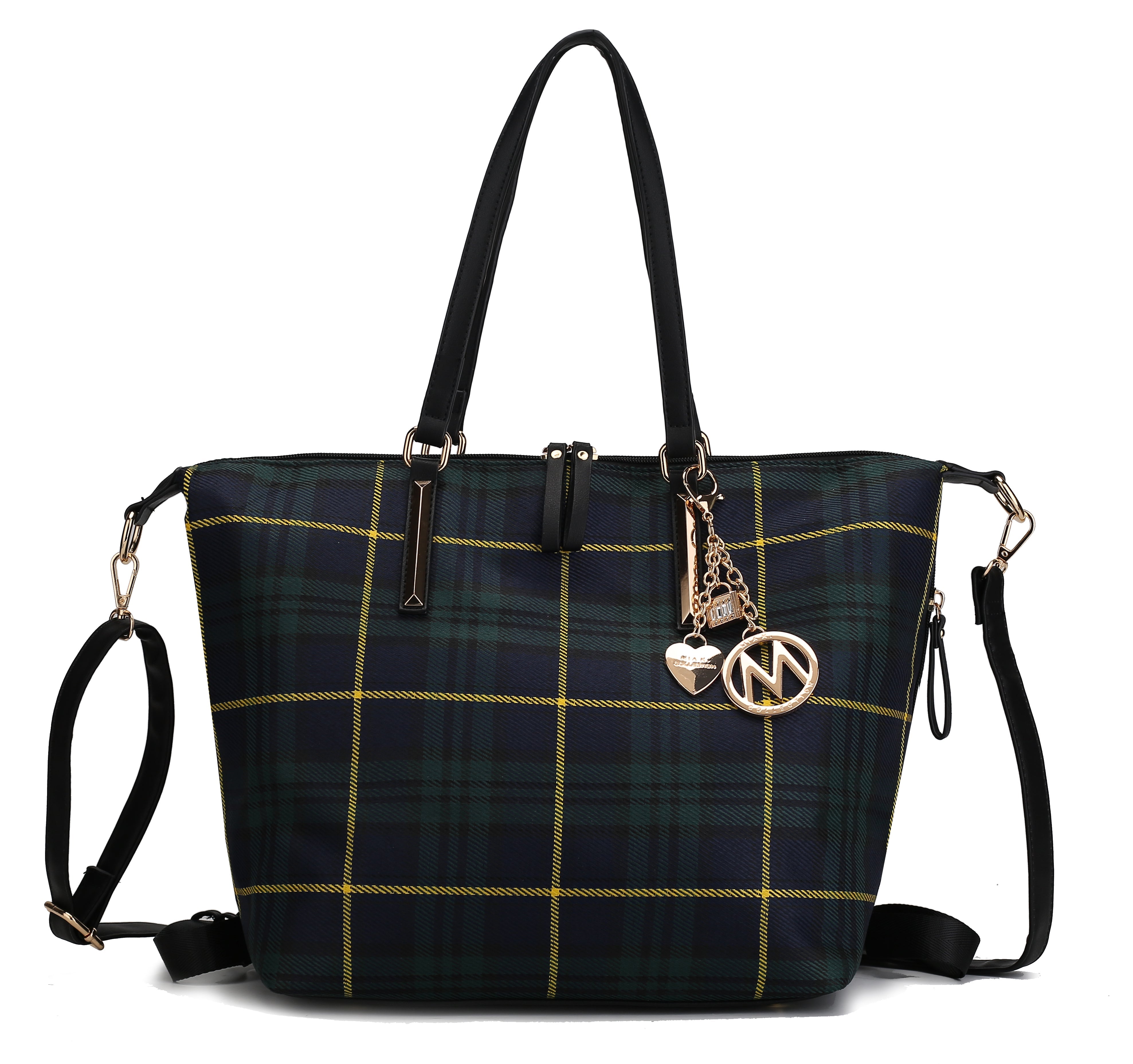 MKF Collection by Mia K. Women's Layla Convertible Weekender Nylon Shoulder Bag, Travel Bag by MKF Collection by Mia K.