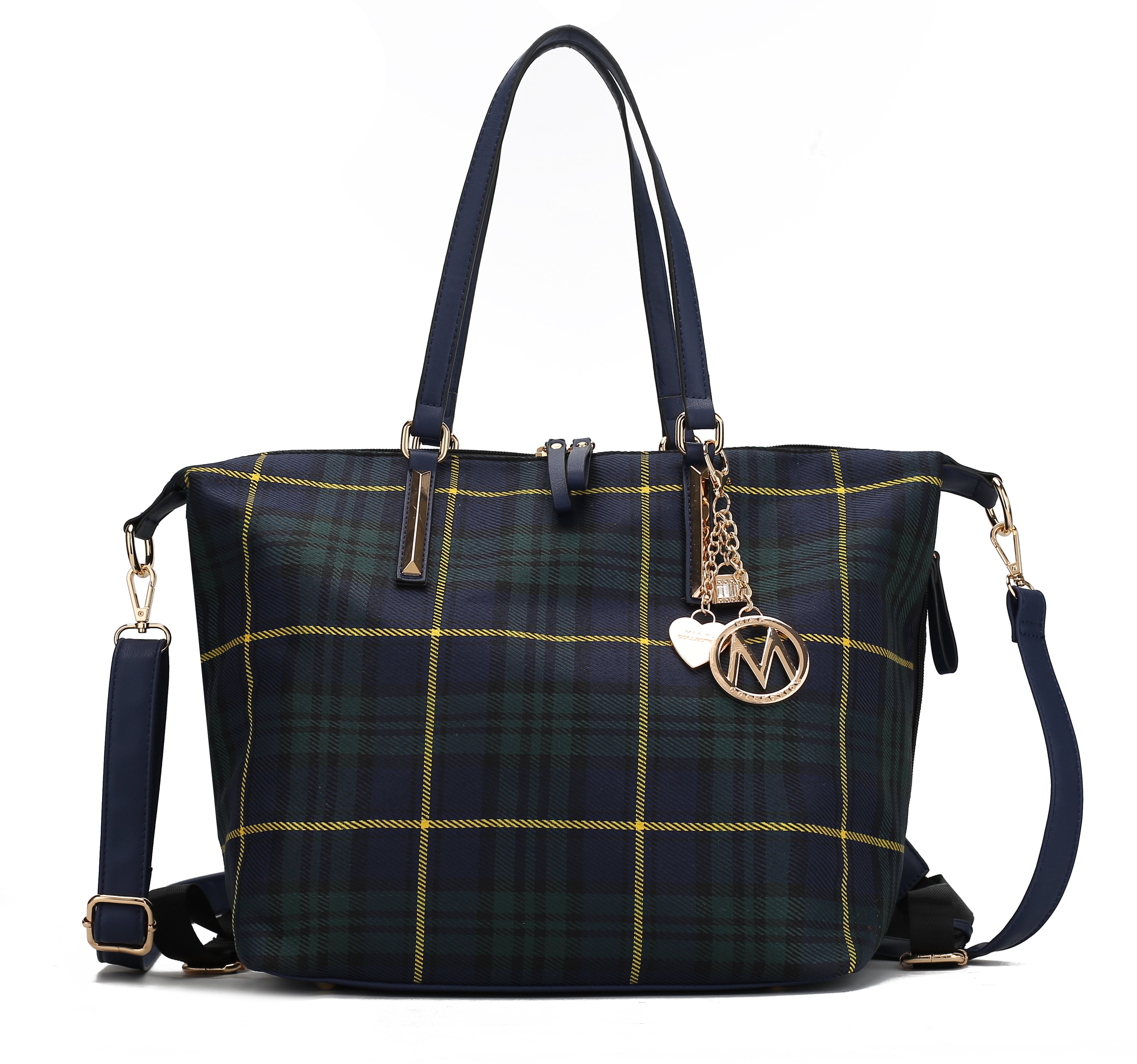 MKF Collection by Mia K. Women's Layla Convertible Weekender Nylon Shoulder Bag, Travel Bag by MKF Collection by Mia K.