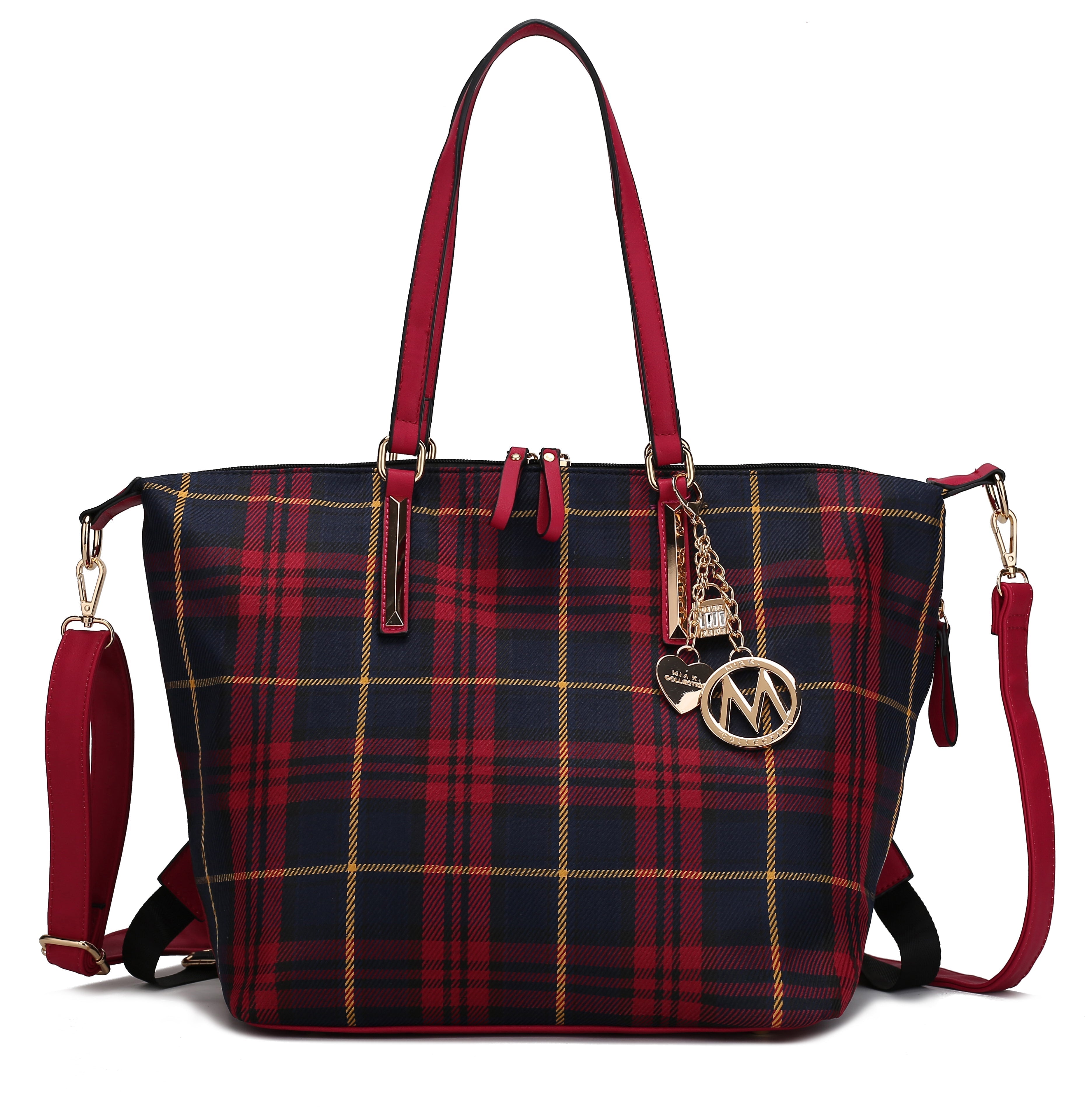 MKF Collection by Mia K. Women's Layla Convertible Weekender Nylon Shoulder Bag, Travel Bag by MKF Collection by Mia K.