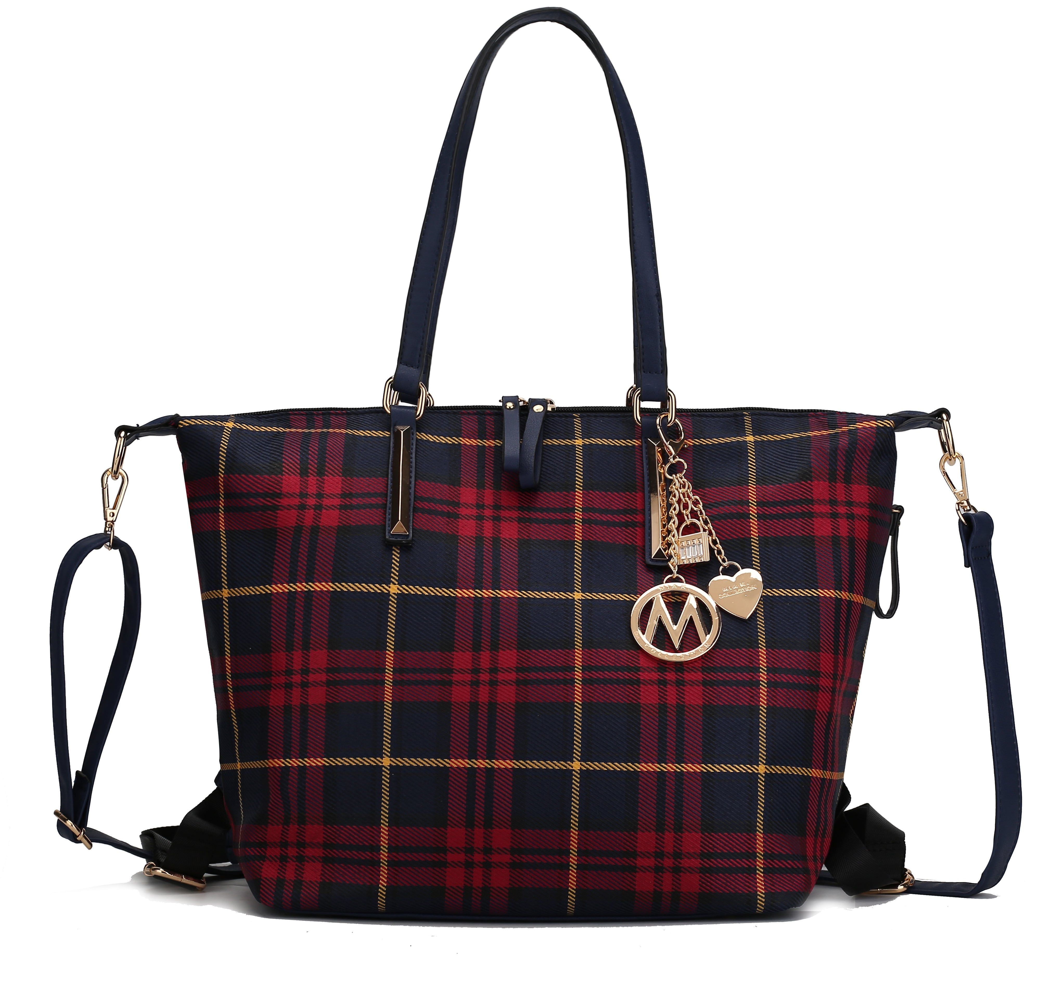 MKF Collection by Mia K. Women's Layla Convertible Weekender Nylon Shoulder Bag, Travel Bag by MKF Collection by Mia K.