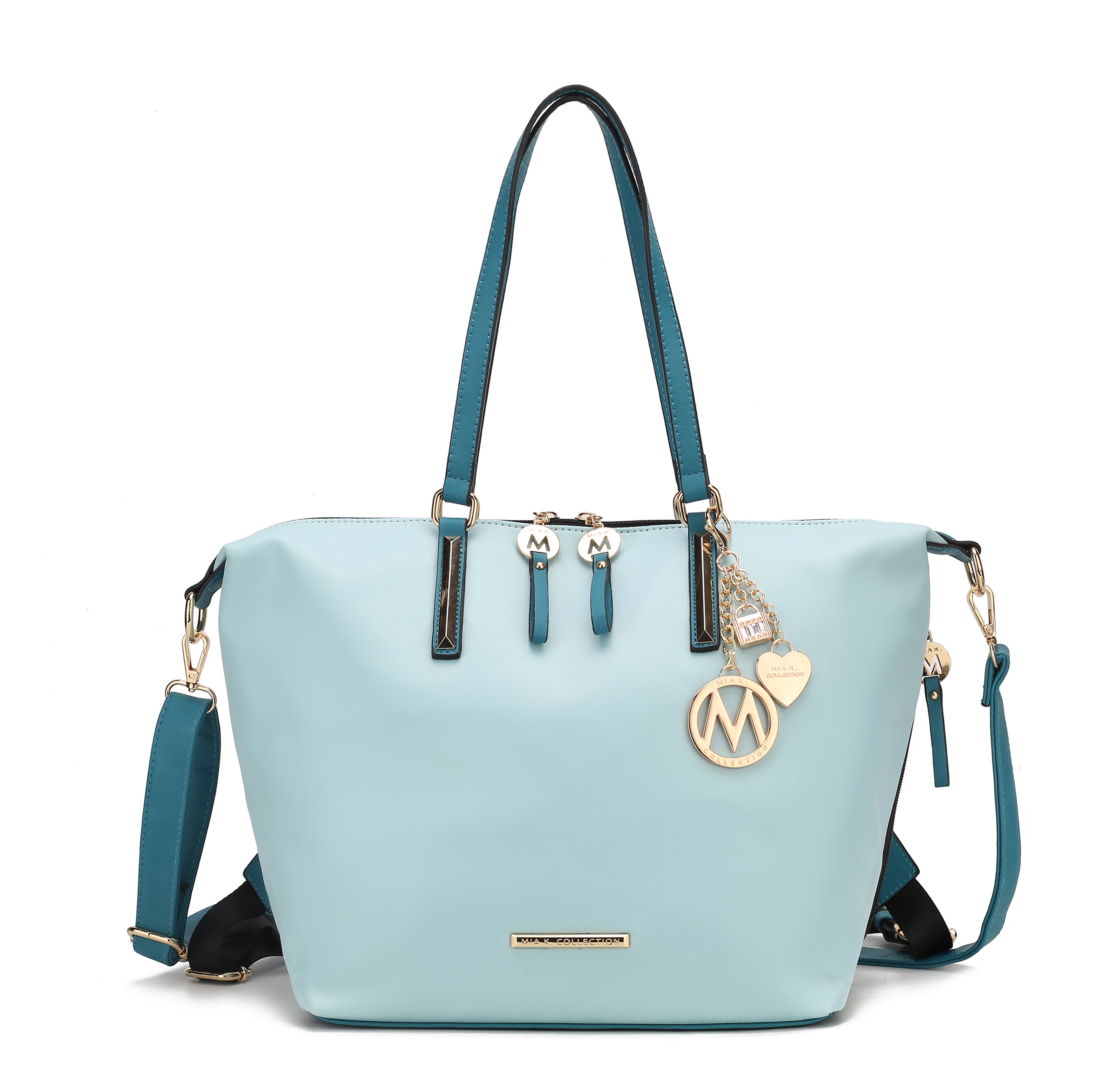 MKF Collection by Mia K. Women's Layla Convertible Weekender Nylon Shoulder Bag, Travel Bag by MKF Collection by Mia K.