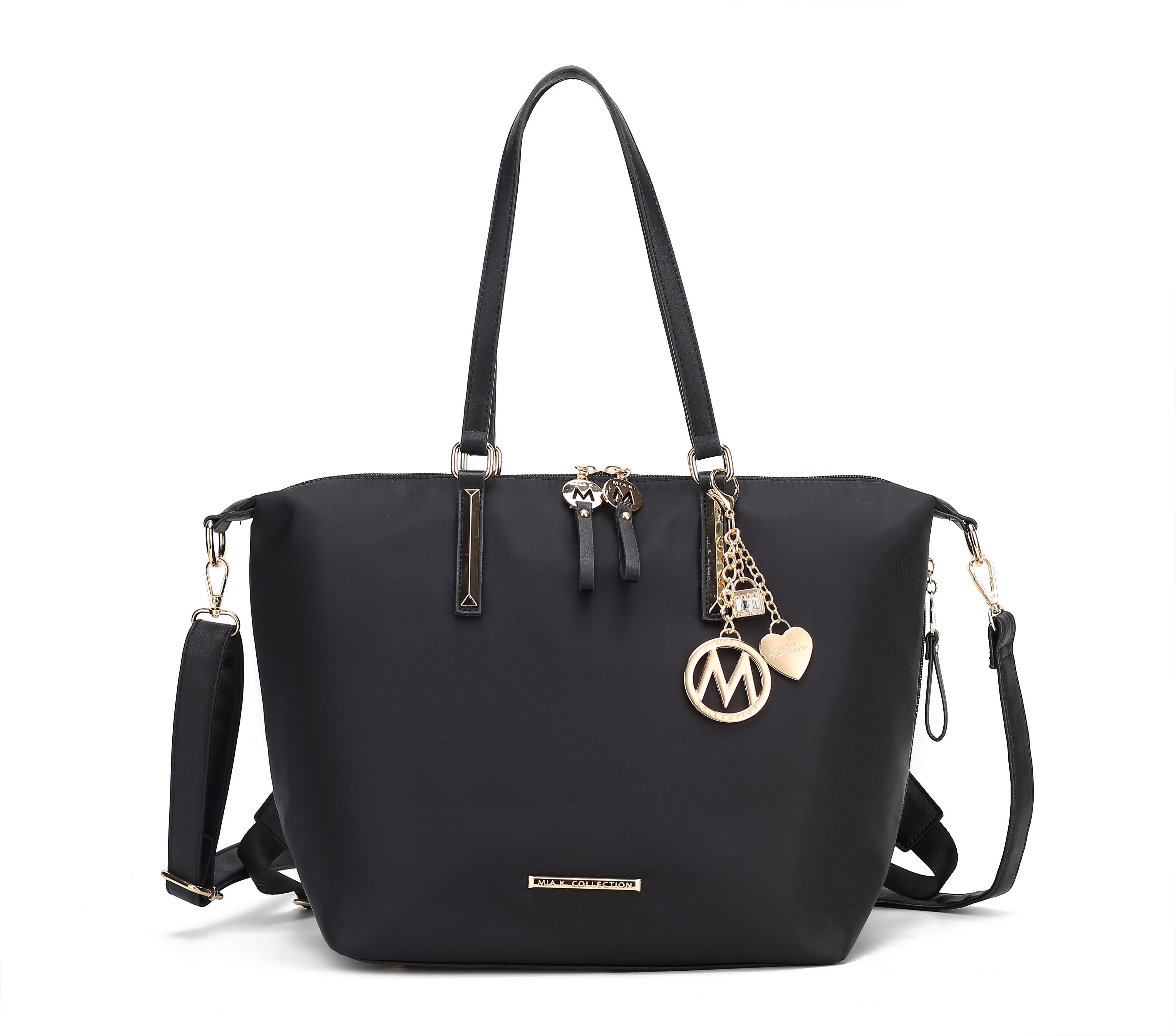 MKF Collection by Mia K. Women's Layla Convertible Weekender Nylon Shoulder Bag, Travel Bag by MKF Collection by Mia K.