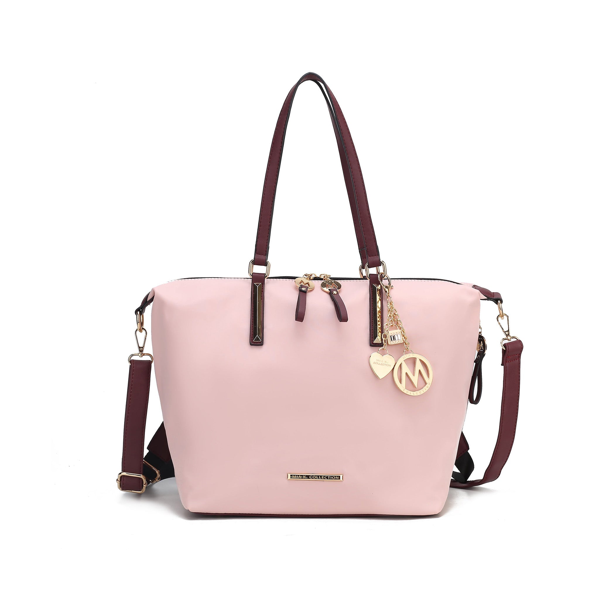 MKF Collection by Mia K. Women's Layla Convertible Weekender Nylon Shoulder Bag, Travel Bag by MKF Collection by Mia K.