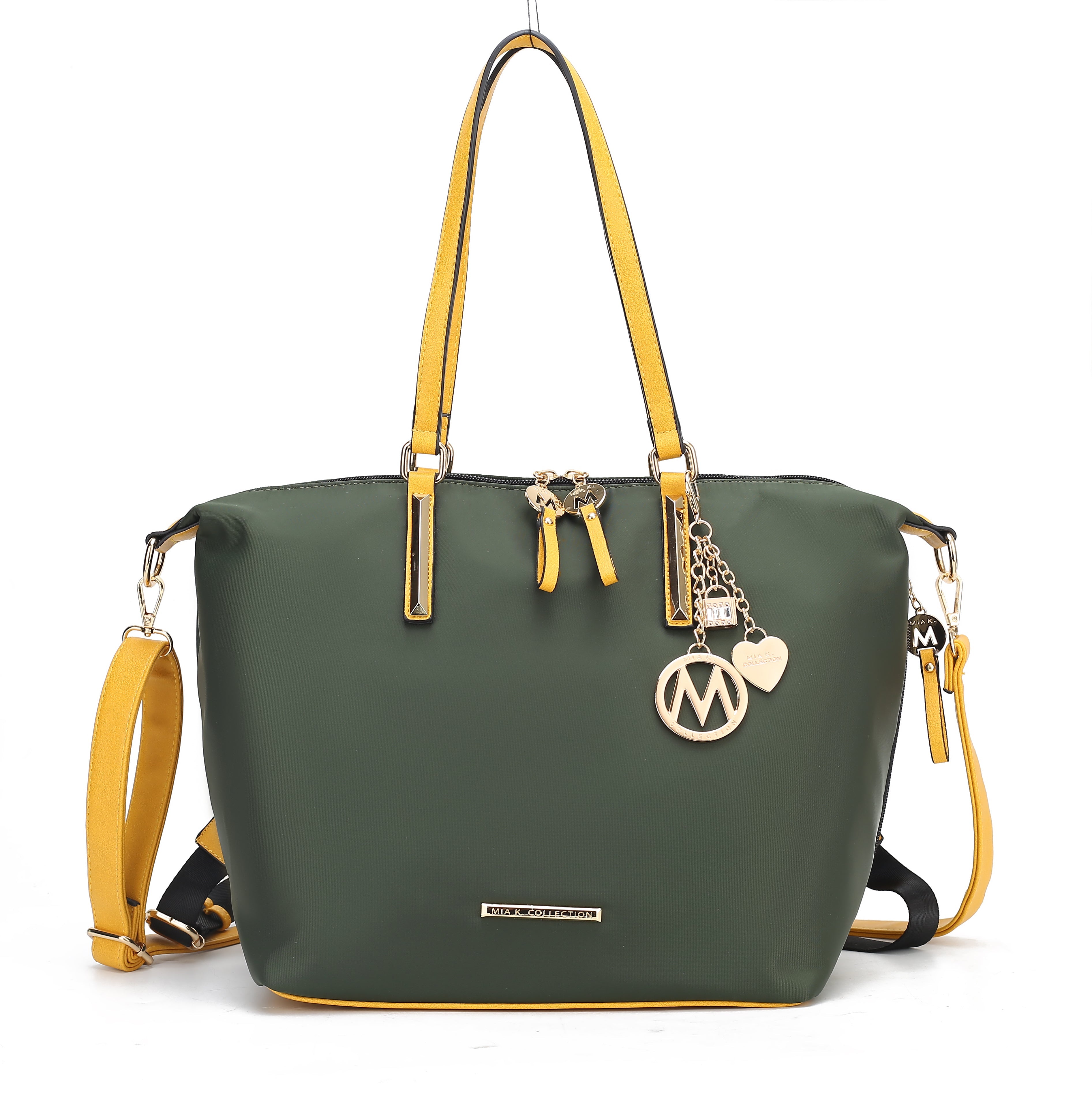 MKF Collection by Mia K. Women's Layla Convertible Weekender Nylon Shoulder Bag, Travel Bag by MKF Collection by Mia K.
