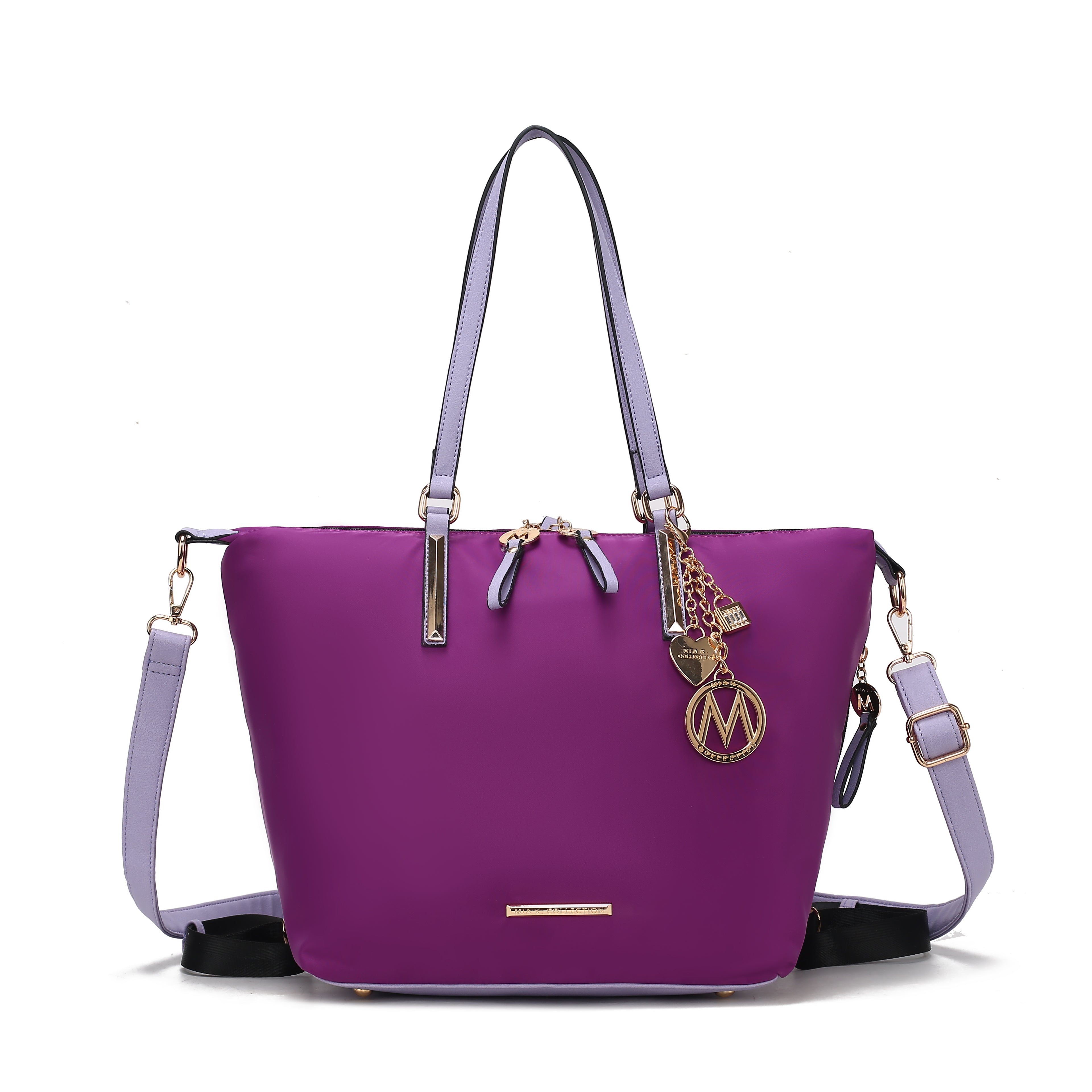 MKF Collection by Mia K. Women's Layla Convertible Weekender Nylon Shoulder Bag, Travel Bag by MKF Collection by Mia K.