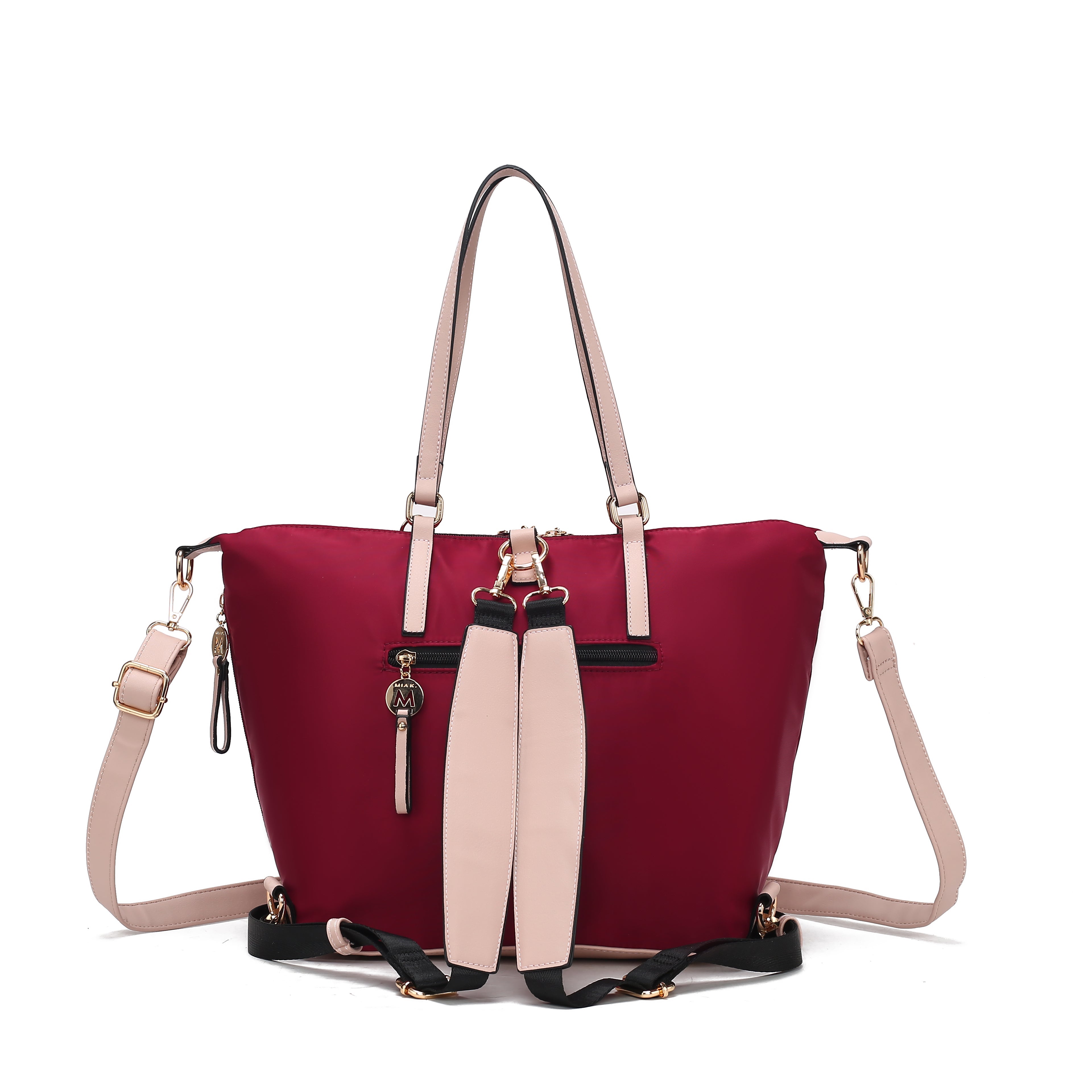 MKF Collection by Mia K. Women's Layla Convertible Weekender Nylon Shoulder Bag, Travel Bag by MKF Collection by Mia K.