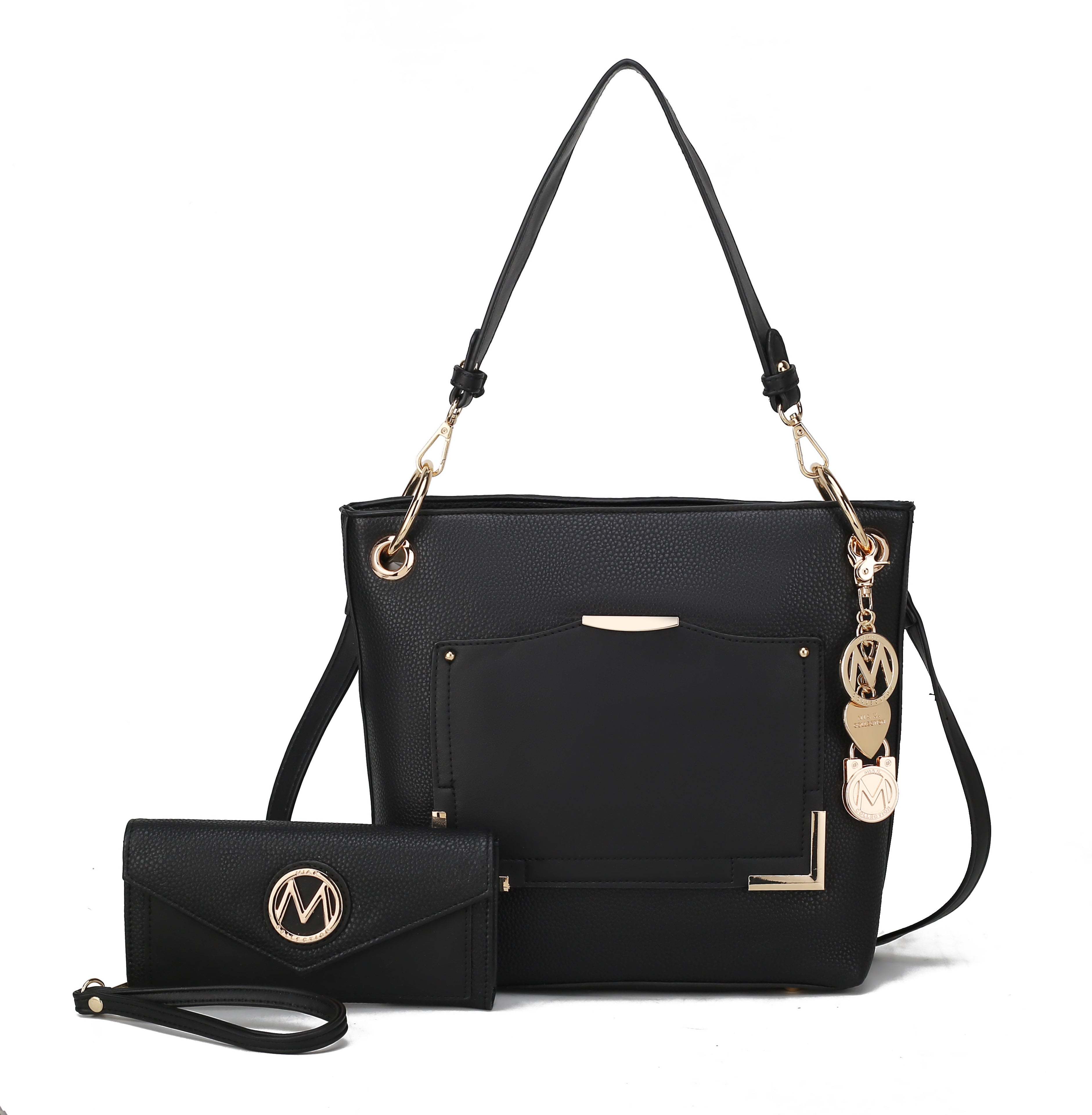 MKF Collection by Mia K. Grace Women's Shoulder Bag & Wristlet Wallet Purse Set by MKF Collection by Mia K.