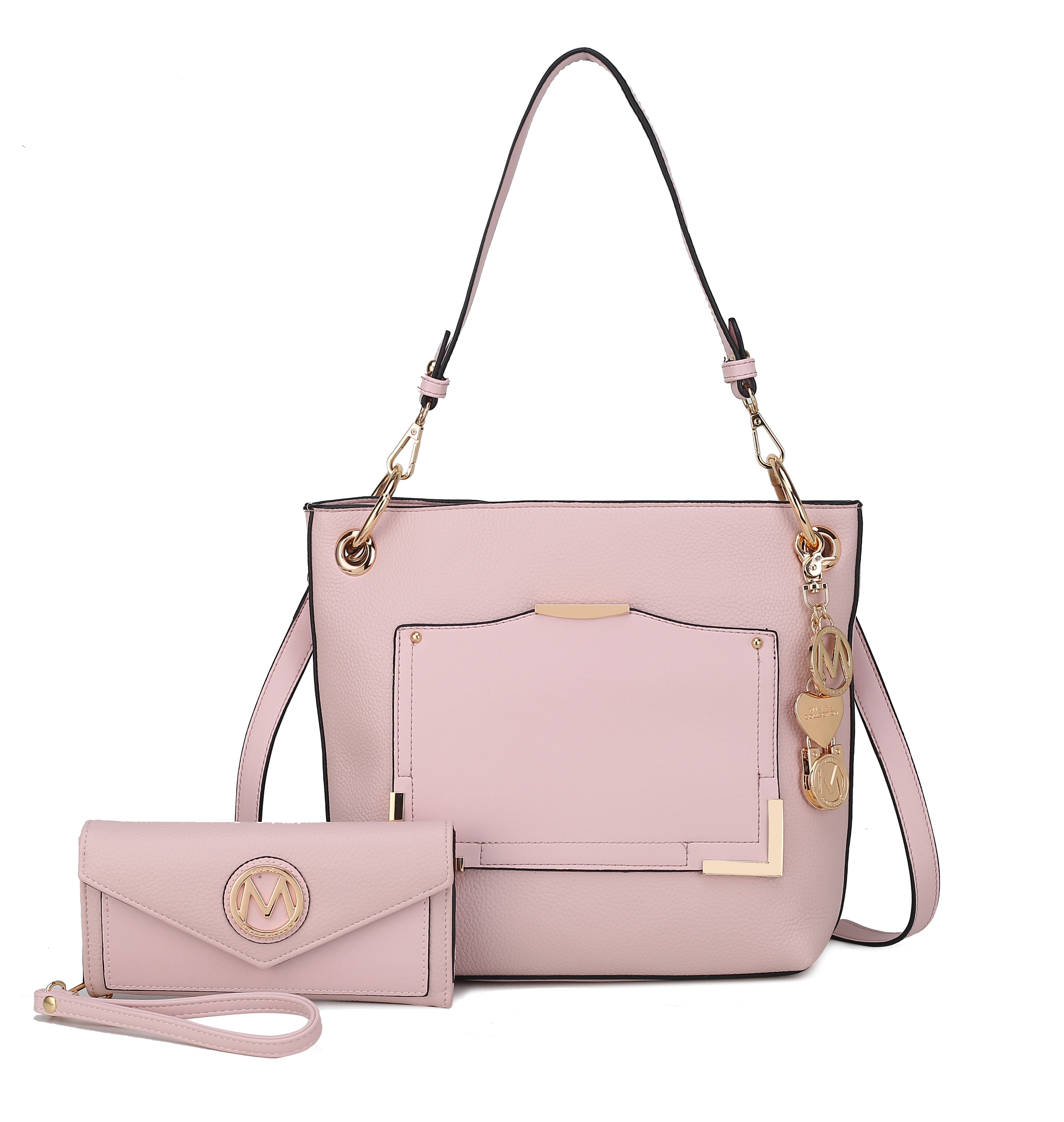 MKF Collection by Mia K. Grace Women's Shoulder Bag & Wristlet Wallet Purse Set by MKF Collection by Mia K.