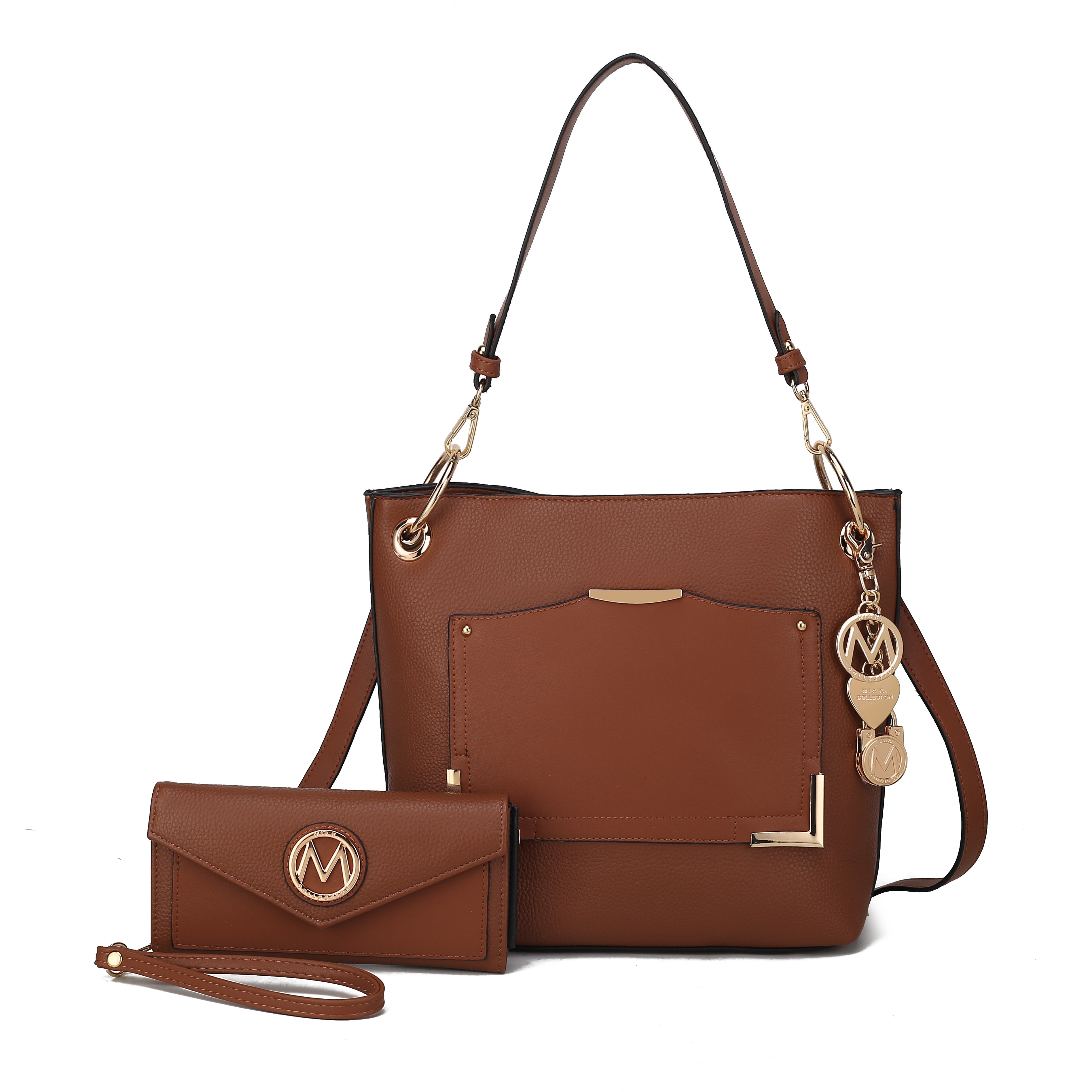 MKF Collection by Mia K. Grace Women's Shoulder Bag & Wristlet Wallet Purse Set by MKF Collection by Mia K.