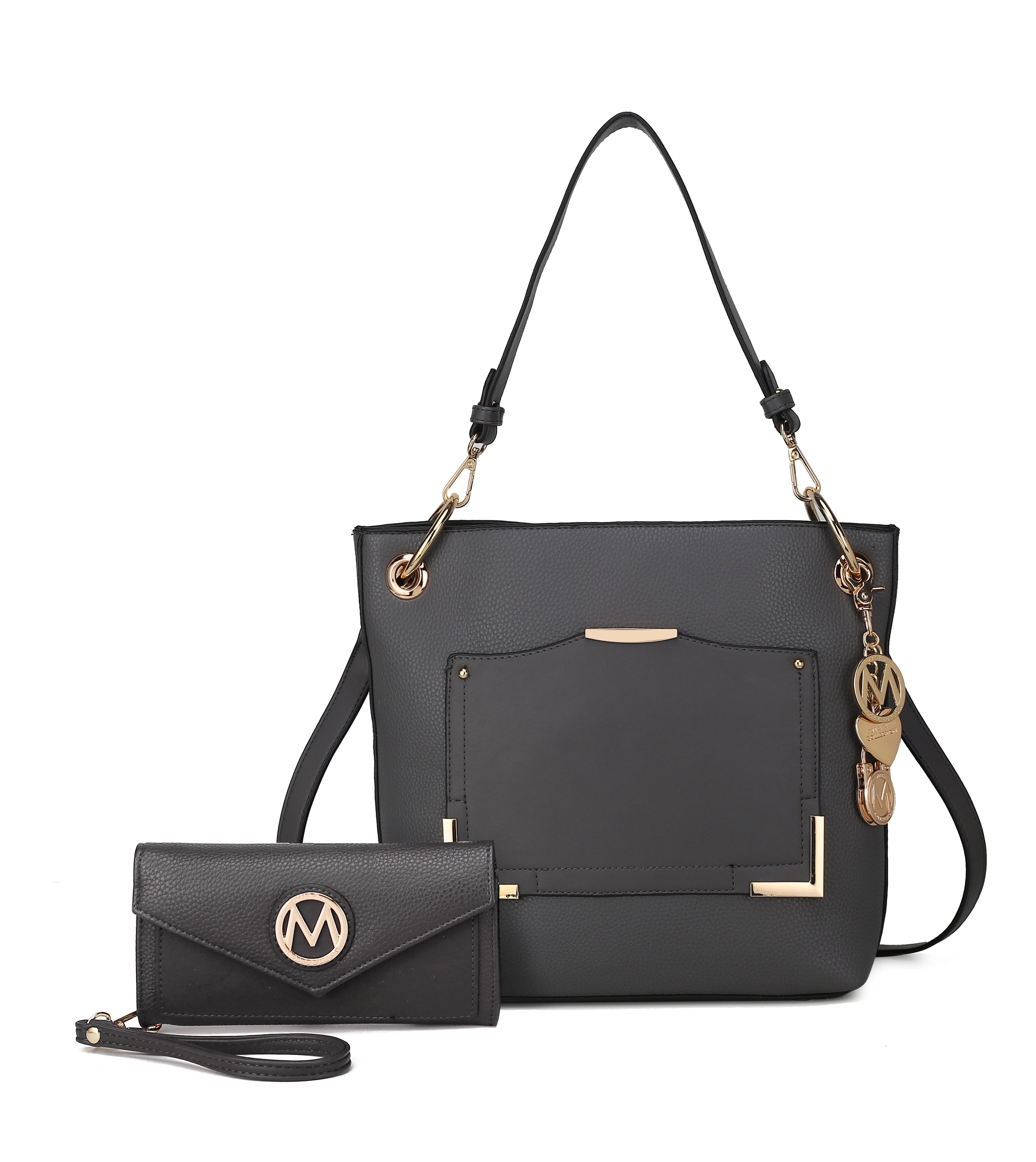 MKF Collection by Mia K. Grace Women's Shoulder Bag & Wristlet Wallet Purse Set by MKF Collection by Mia K.