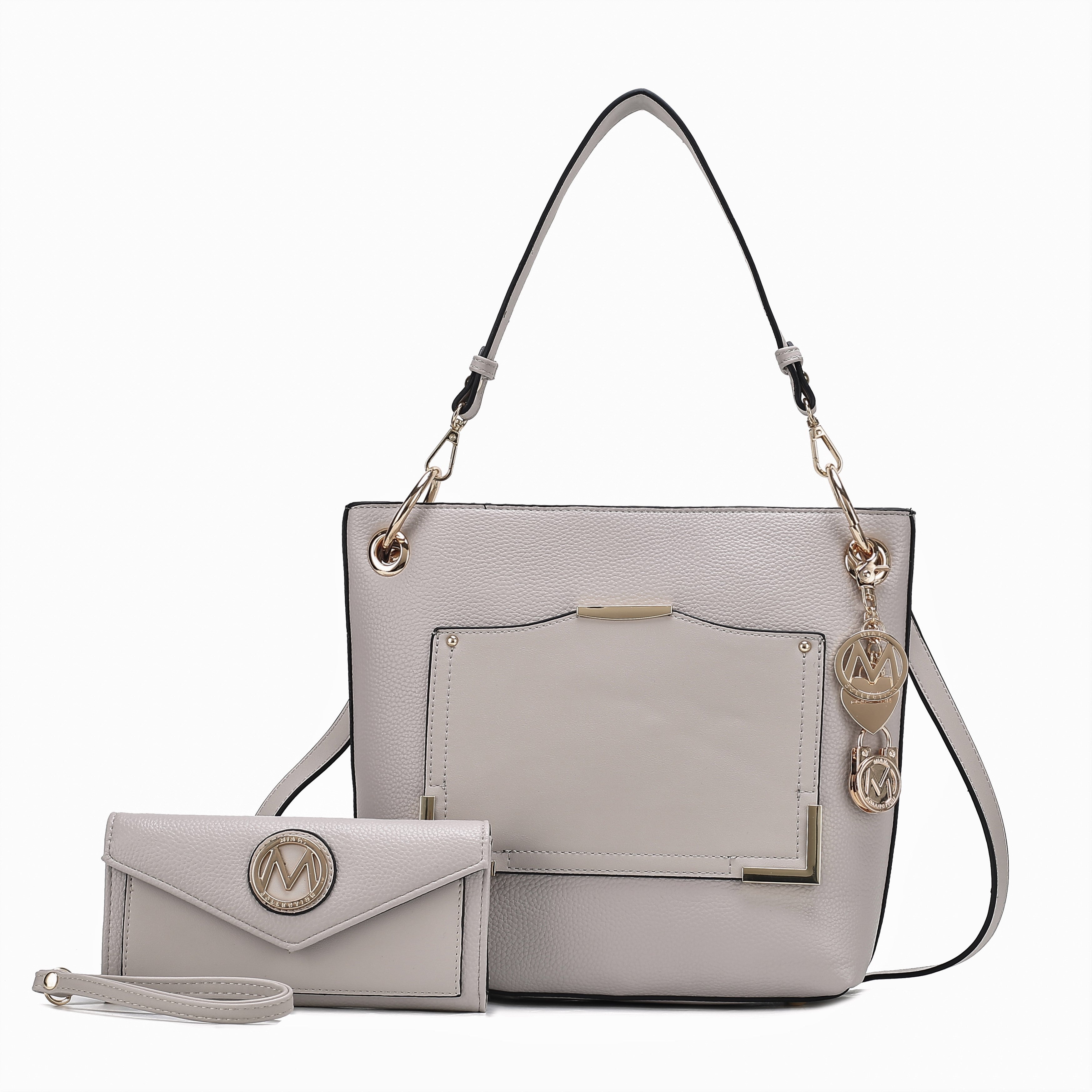 MKF Collection by Mia K. Grace Women's Shoulder Bag & Wristlet Wallet Purse Set by MKF Collection by Mia K.