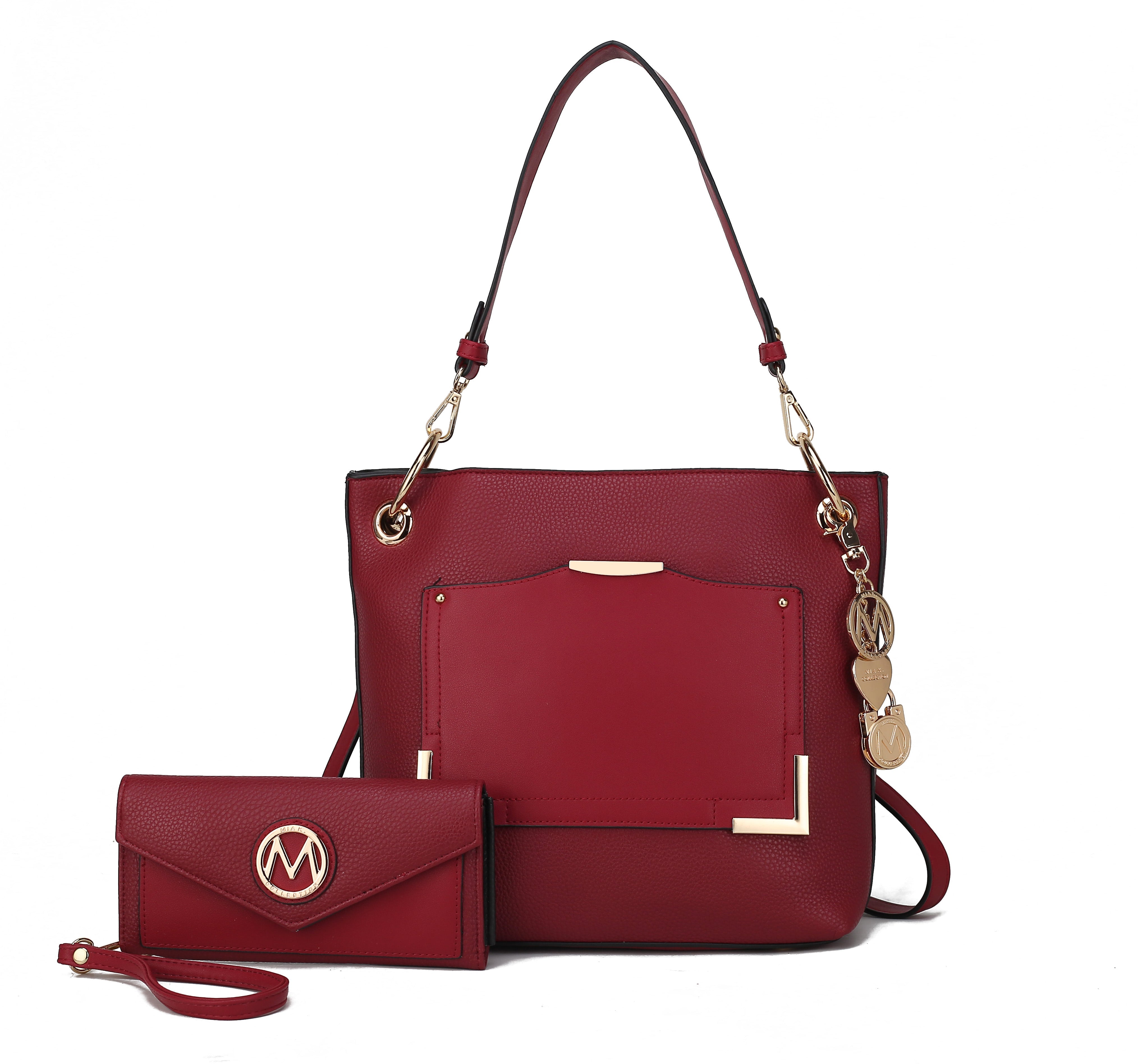 MKF Collection by Mia K. Grace Women's Shoulder Bag & Wristlet Wallet Purse Set by MKF Collection by Mia K.