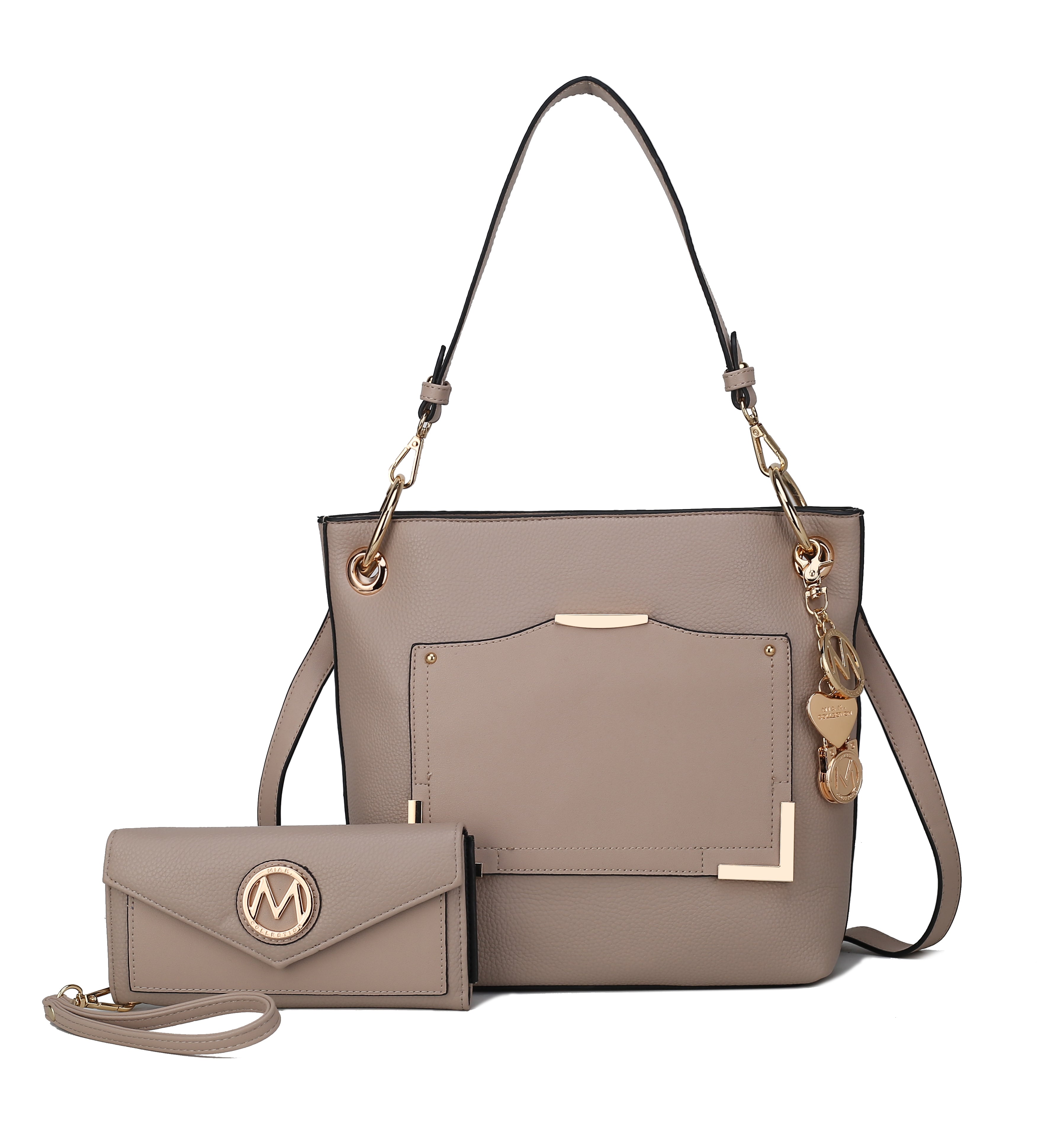 MKF Collection by Mia K. Grace Women's Shoulder Bag & Wristlet Wallet Purse Set by MKF Collection by Mia K.
