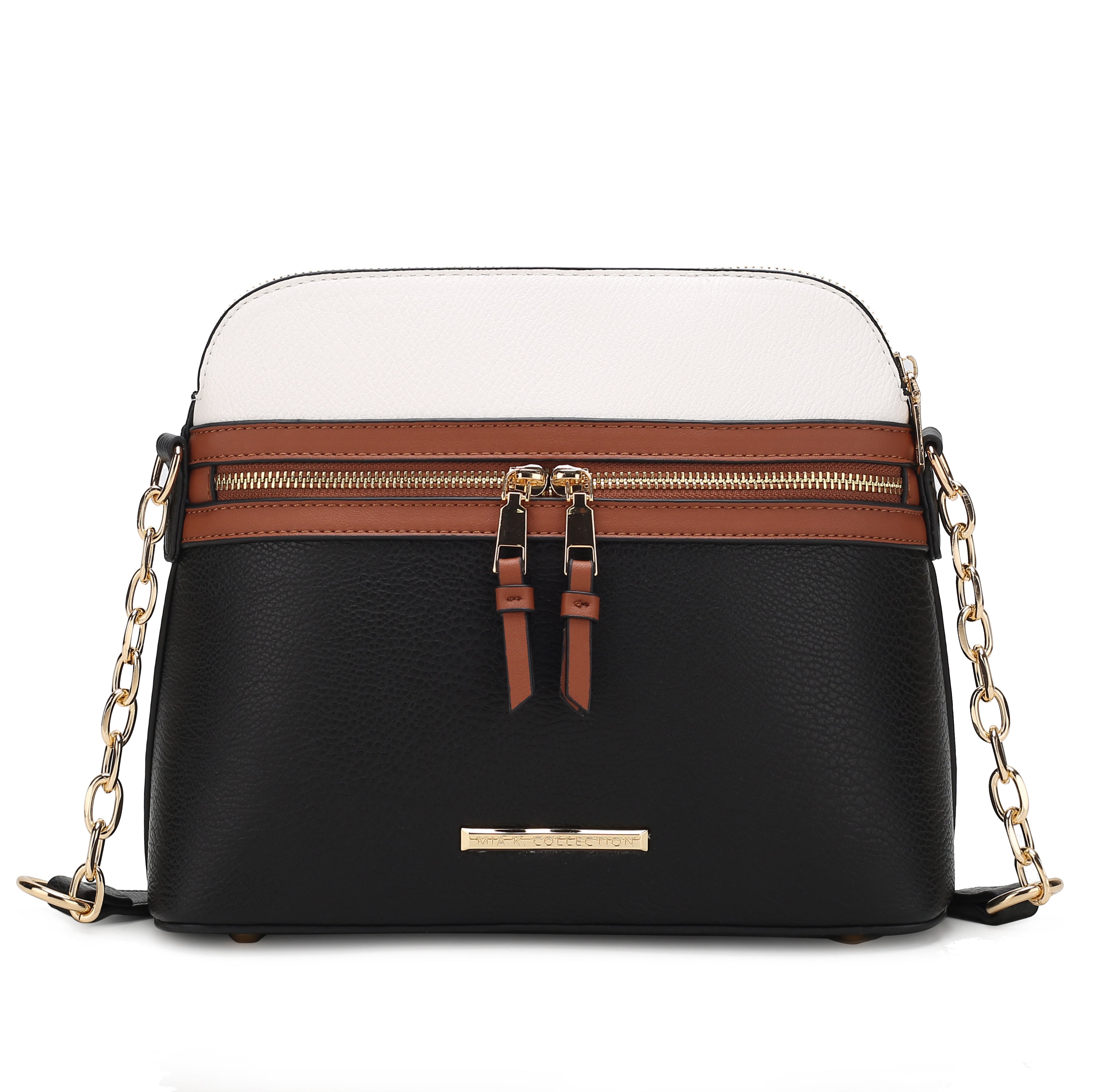 MKF Collection by Mia K. Women's Karelyn Crossbody Bag for Women, Vegan Leather Pocketbook Handbag Pocket Messenger Purse by MKF Collection by Mia K.