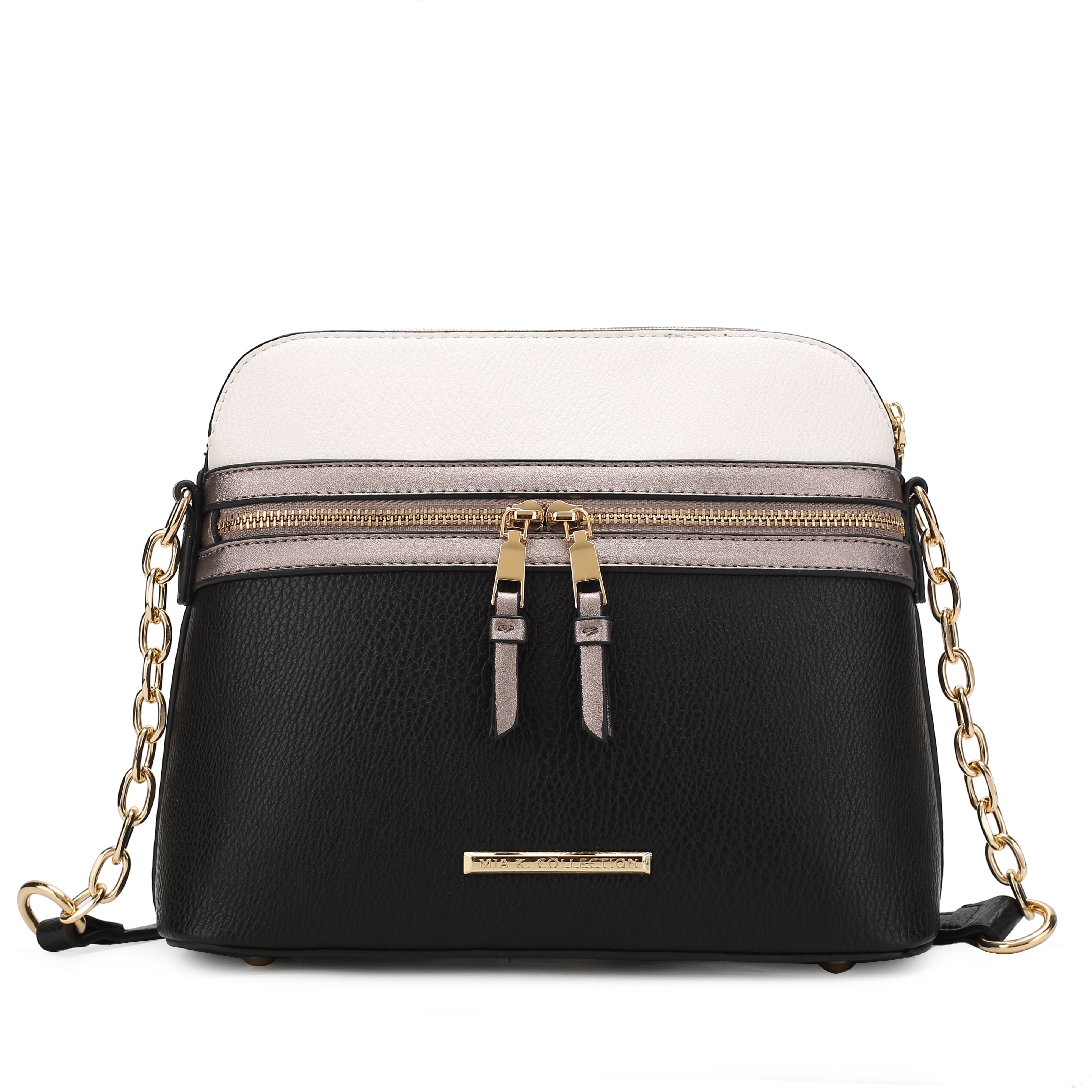 MKF Collection by Mia K. Women's Karelyn Crossbody Bag for Women, Vegan Leather Pocketbook Handbag Pocket Messenger Purse by MKF Collection by Mia K.