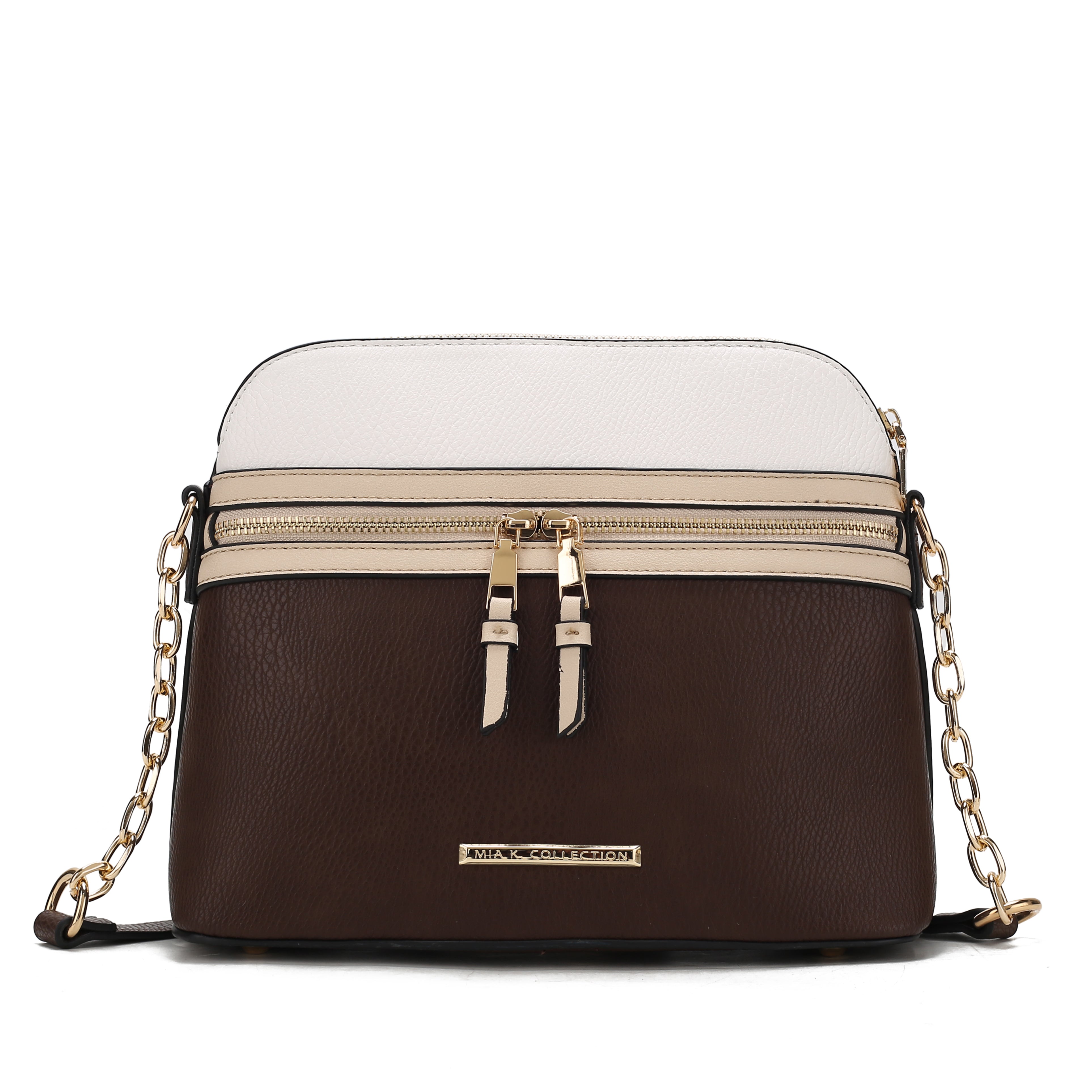 MKF Collection by Mia K. Women's Karelyn Crossbody Bag for Women, Vegan Leather Pocketbook Handbag Pocket Messenger Purse by MKF Collection by Mia K.