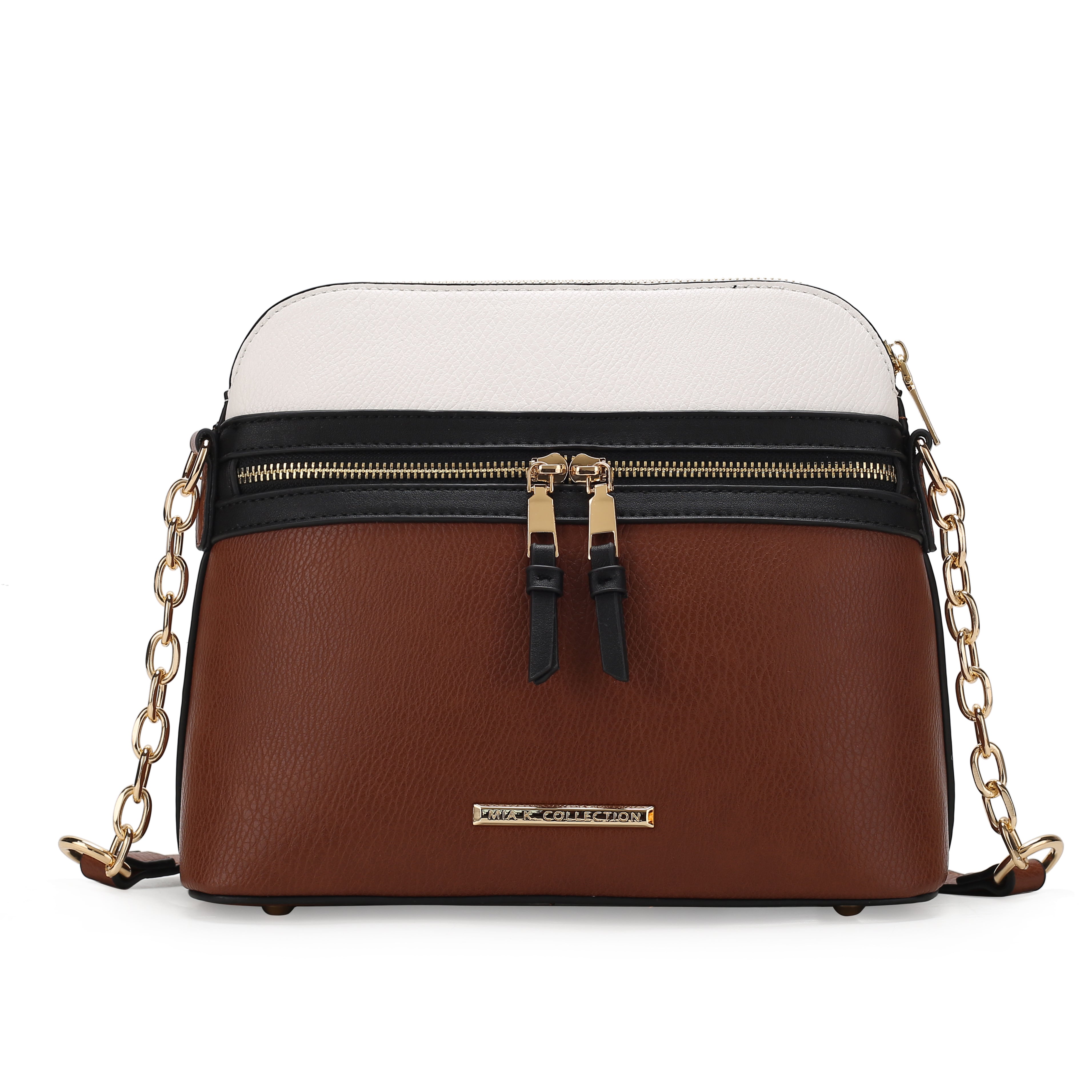 MKF Collection by Mia K. Women's Karelyn Crossbody Bag for Women, Vegan Leather Pocketbook Handbag Pocket Messenger Purse by MKF Collection by Mia K.