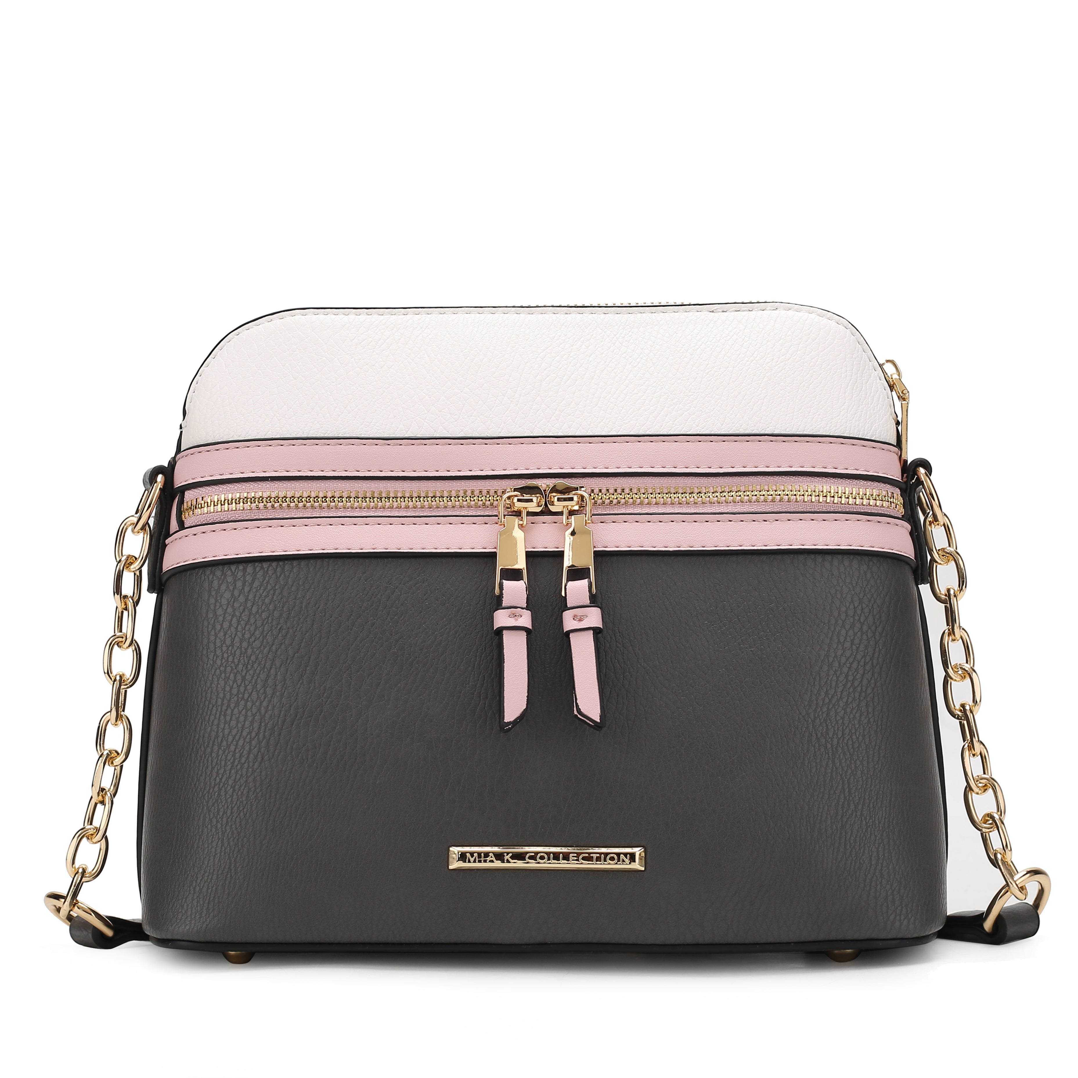 MKF Collection by Mia K. Women's Karelyn Crossbody Bag for Women, Vegan Leather Pocketbook Handbag Pocket Messenger Purse by MKF Collection by Mia K.