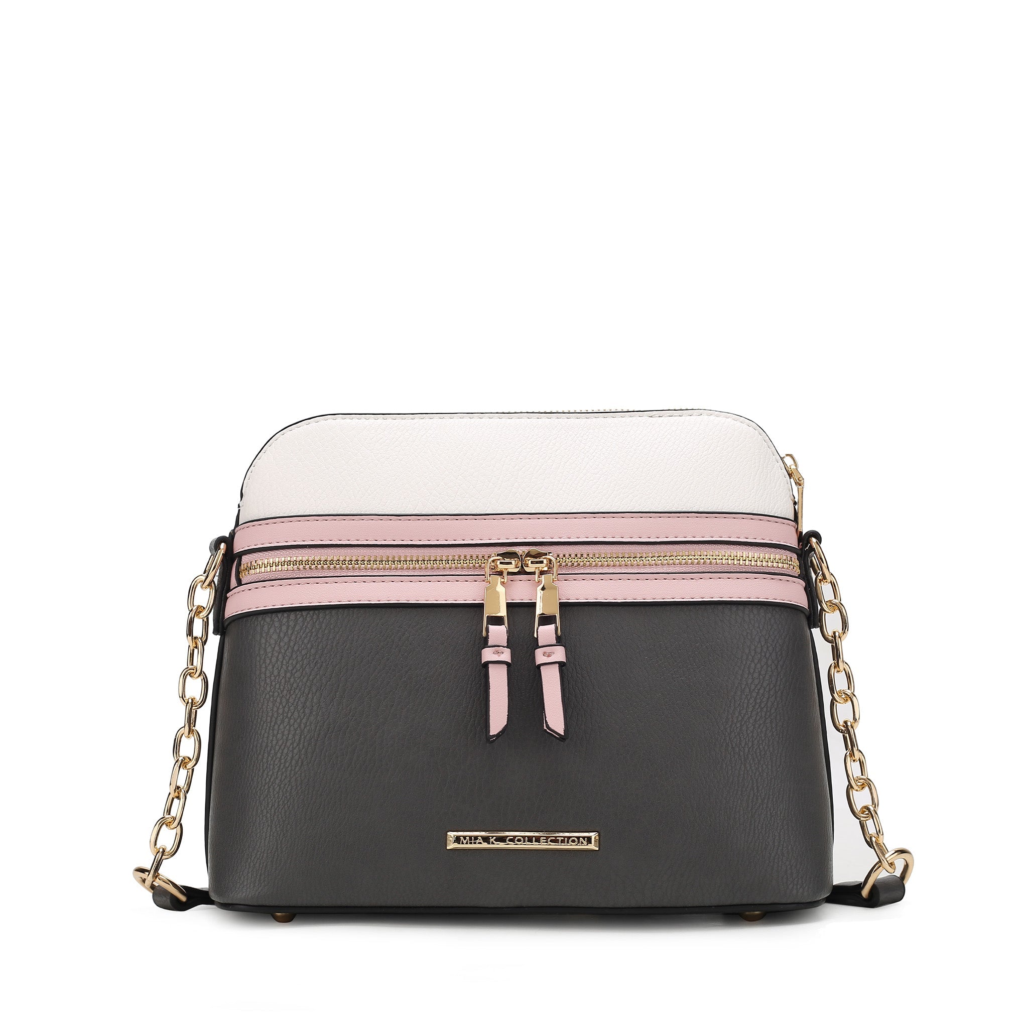 MKF Collection by Mia K. Women's Karelyn Crossbody Bag for Women, Vegan Leather Pocketbook Handbag Pocket Messenger Purse by MKF Collection by Mia K.