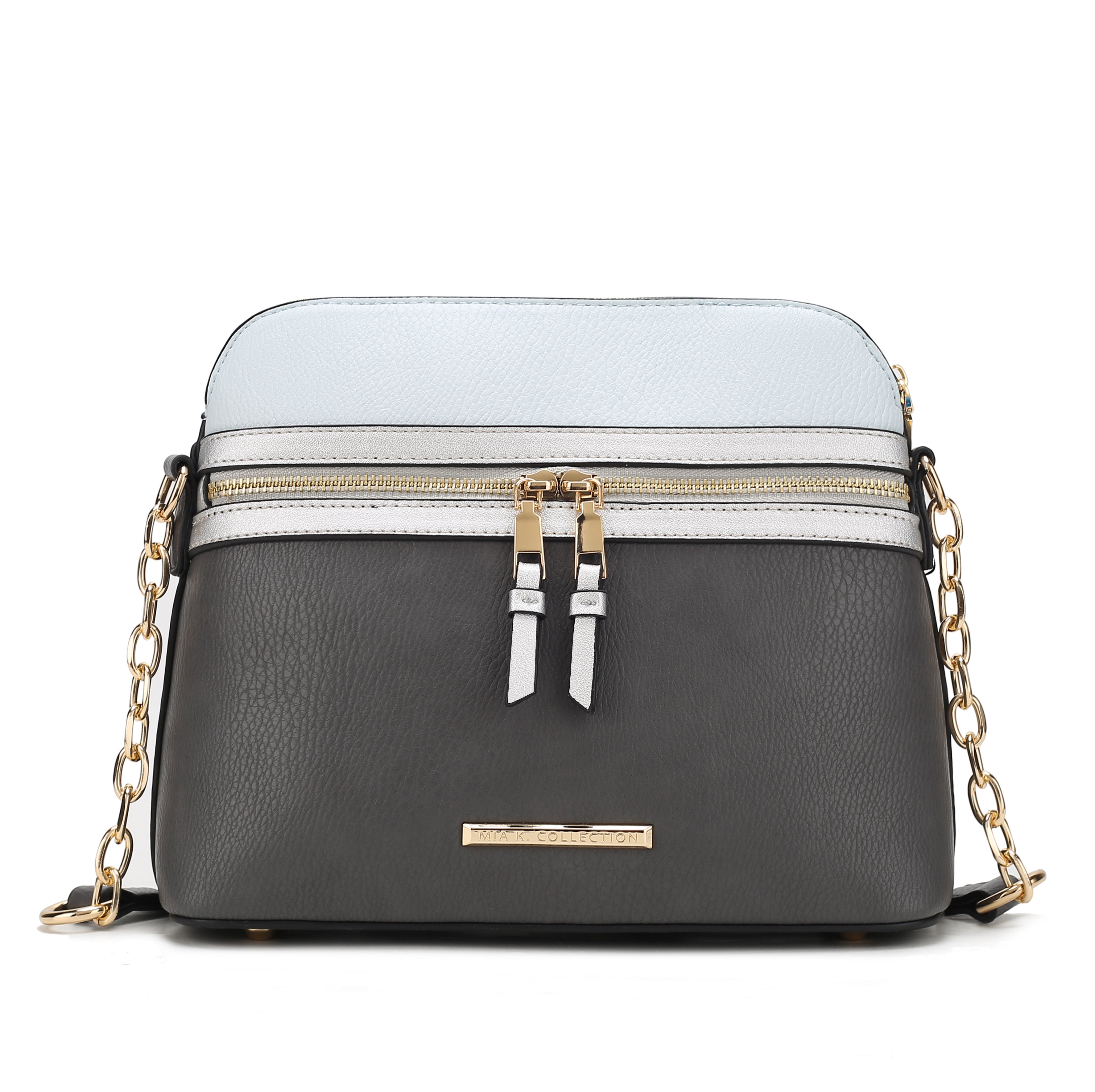 MKF Collection by Mia K. Women's Karelyn Crossbody Bag for Women, Vegan Leather Pocketbook Handbag Pocket Messenger Purse by MKF Collection by Mia K.