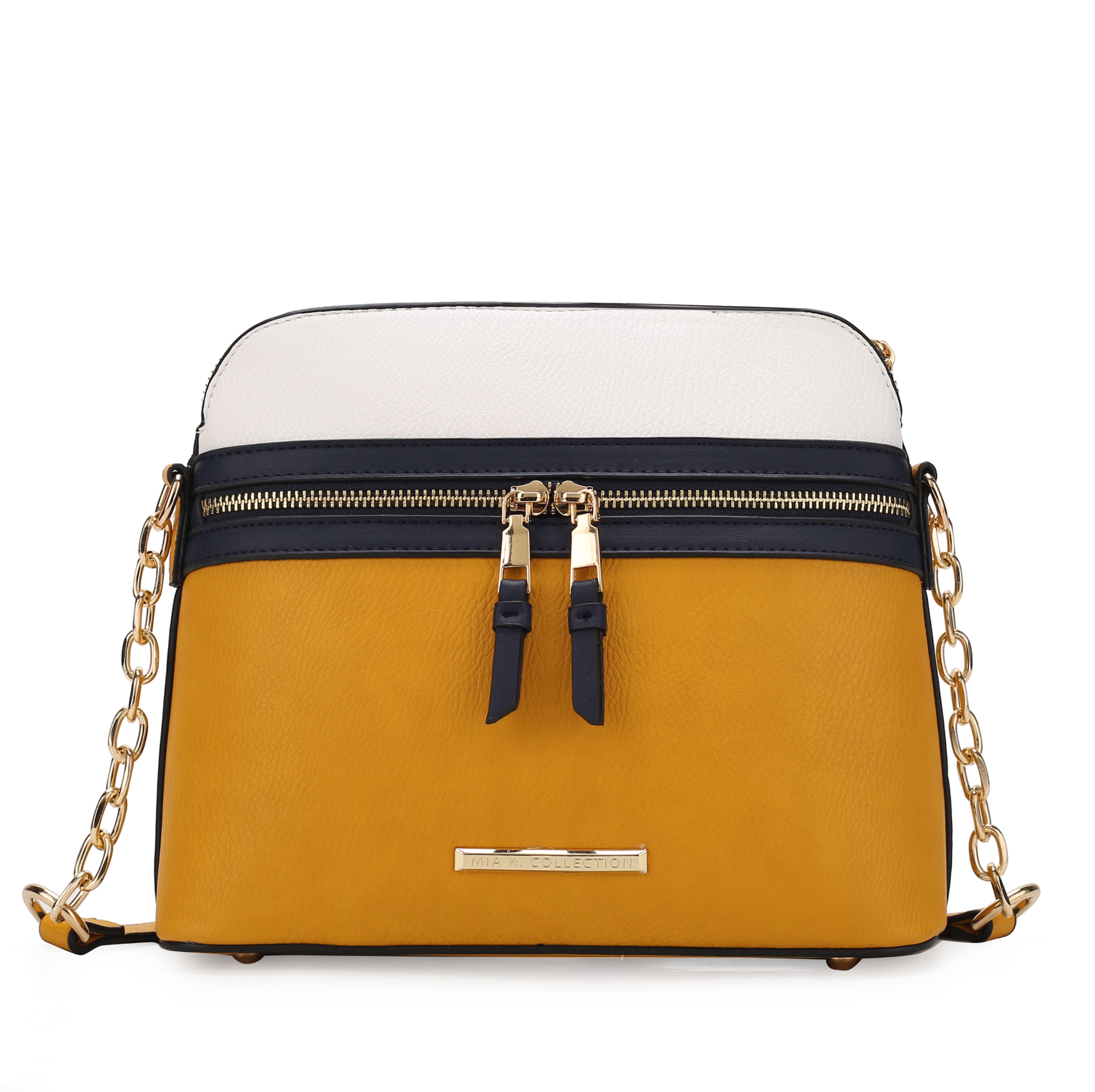 MKF Collection by Mia K. Women's Karelyn Crossbody Bag for Women, Vegan Leather Pocketbook Handbag Pocket Messenger Purse by MKF Collection by Mia K.
