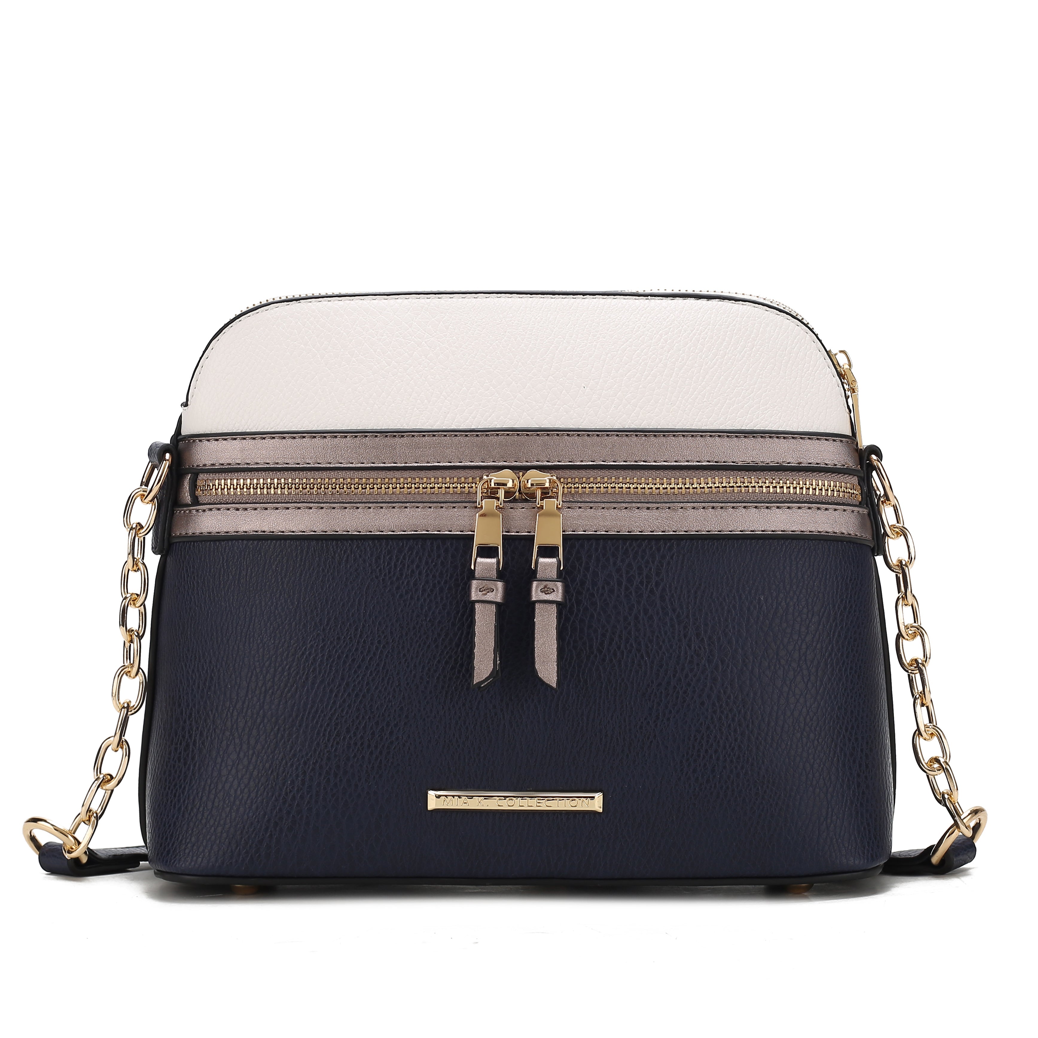 MKF Collection by Mia K. Women's Karelyn Crossbody Bag for Women, Vegan Leather Pocketbook Handbag Pocket Messenger Purse by MKF Collection by Mia K.