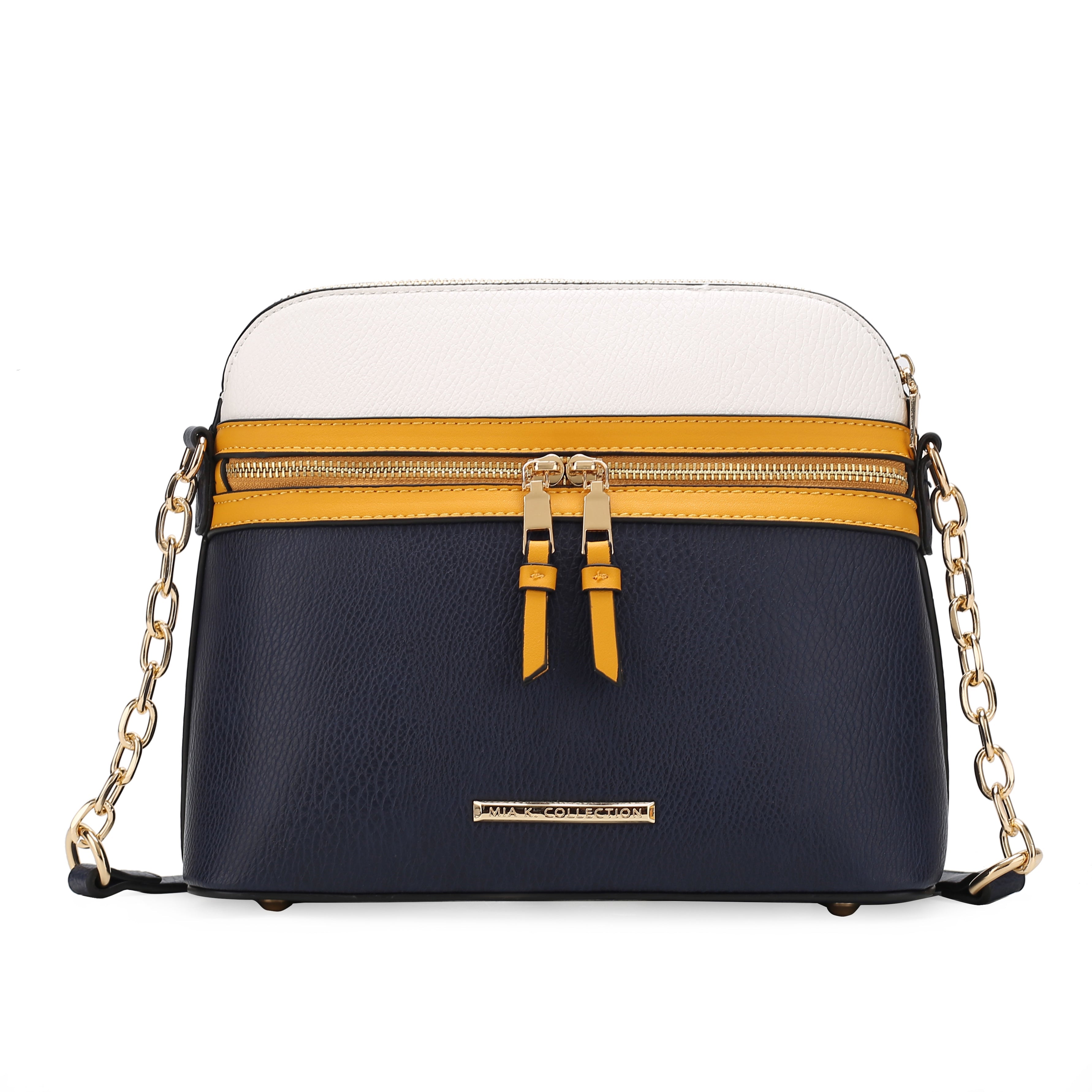 MKF Collection by Mia K. Women's Karelyn Crossbody Bag for Women, Vegan Leather Pocketbook Handbag Pocket Messenger Purse by MKF Collection by Mia K.