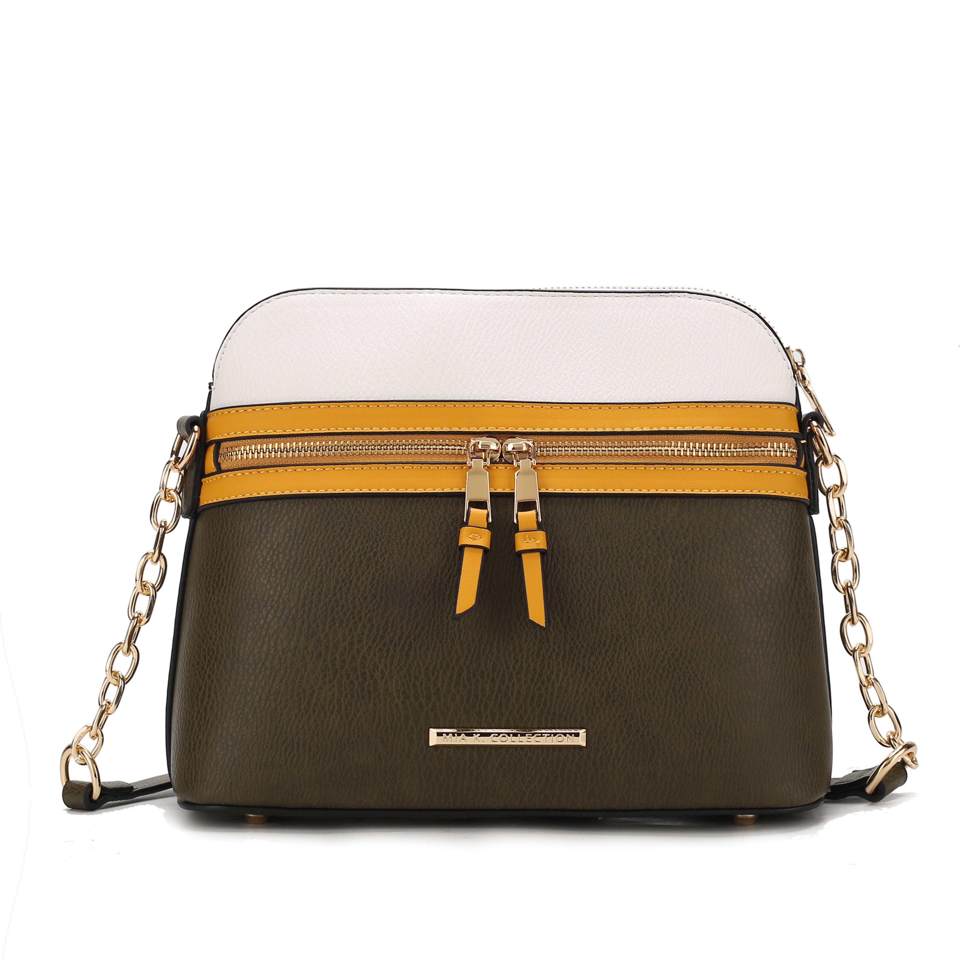 MKF Collection by Mia K. Women's Karelyn Crossbody Bag for Women, Vegan Leather Pocketbook Handbag Pocket Messenger Purse by MKF Collection by Mia K.