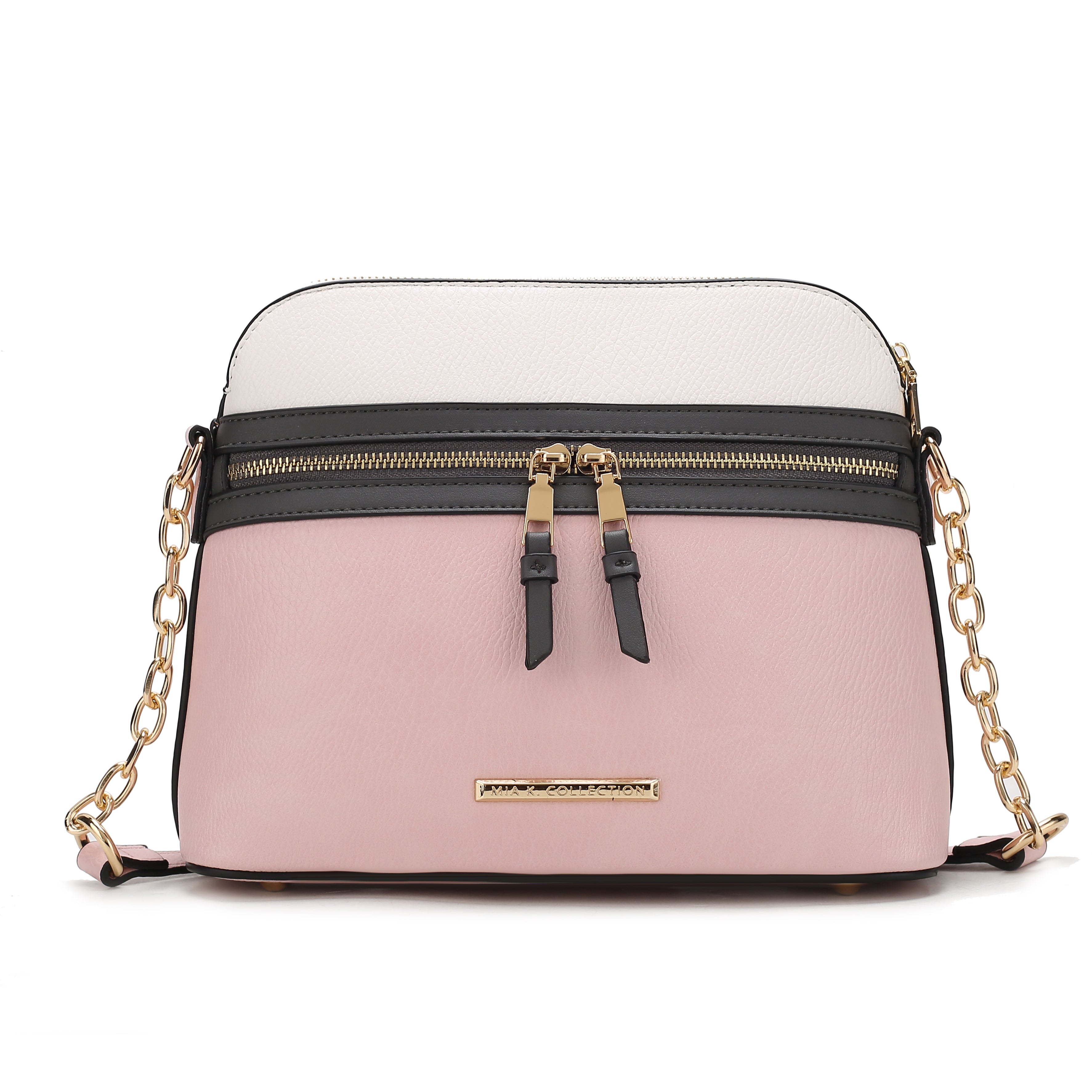 MKF Collection by Mia K. Women's Karelyn Crossbody Bag for Women, Vegan Leather Pocketbook Handbag Pocket Messenger Purse by MKF Collection by Mia K.