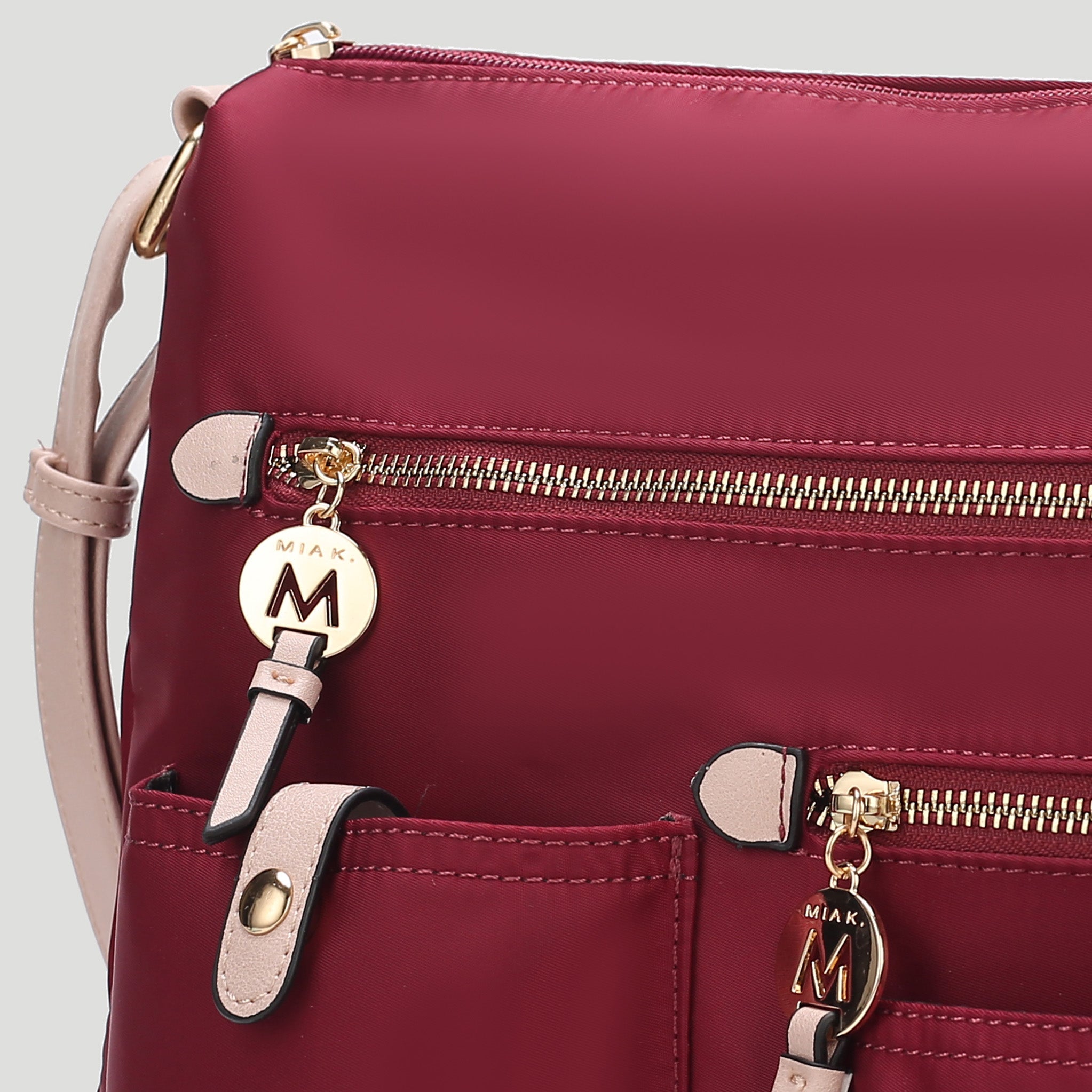 MKF Collection by Mia K. Women's Serena Shoulder Bag  for Women, Nylon PocketBook Handbag Shoulder Bag by MKF Collection by Mia K.