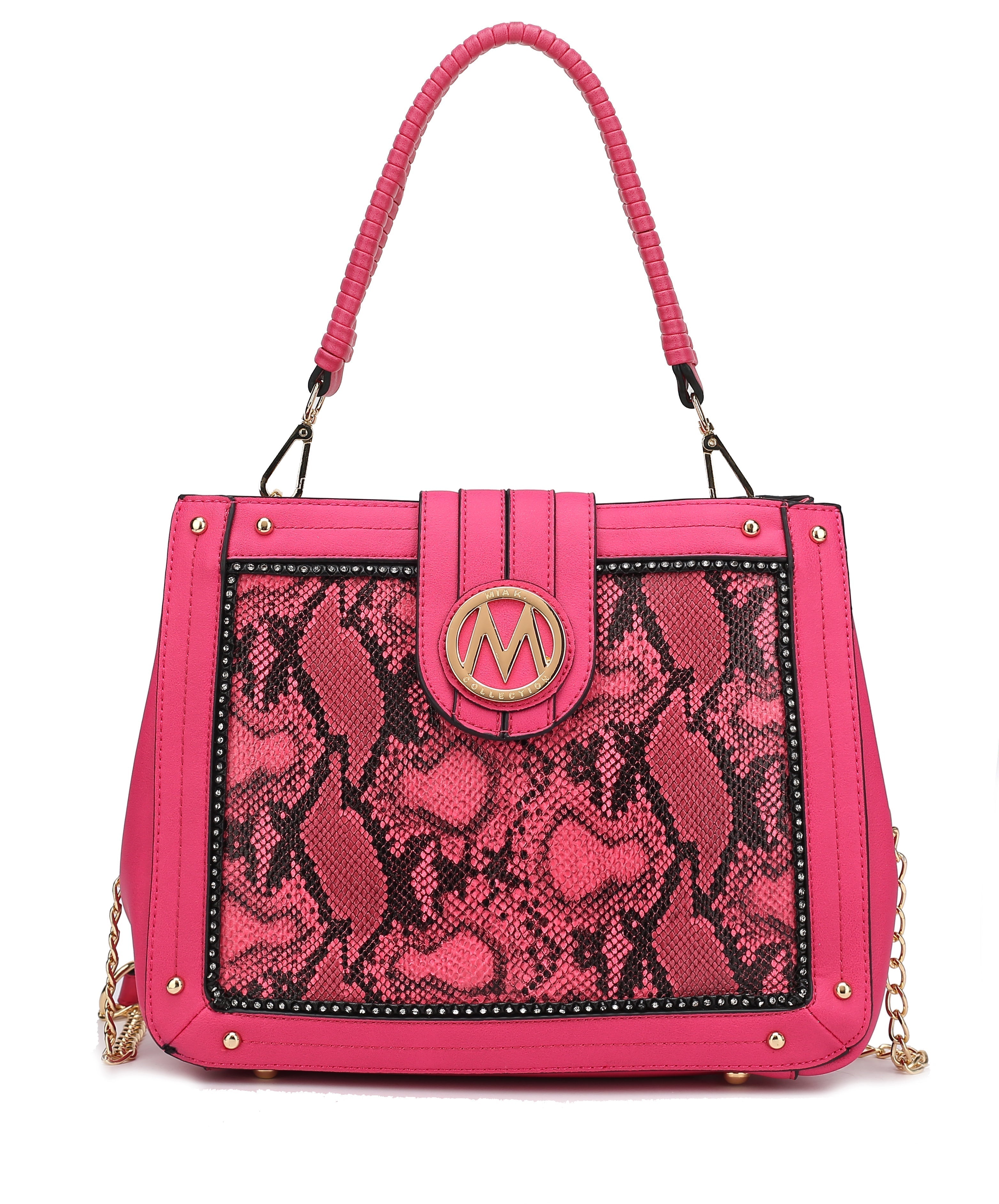 MKF Collection by Mia K. Women's Kamala Shoulder Bag for Women PU Leather Shoulder Pocketbook Handbag by MKF Collection by Mia K.