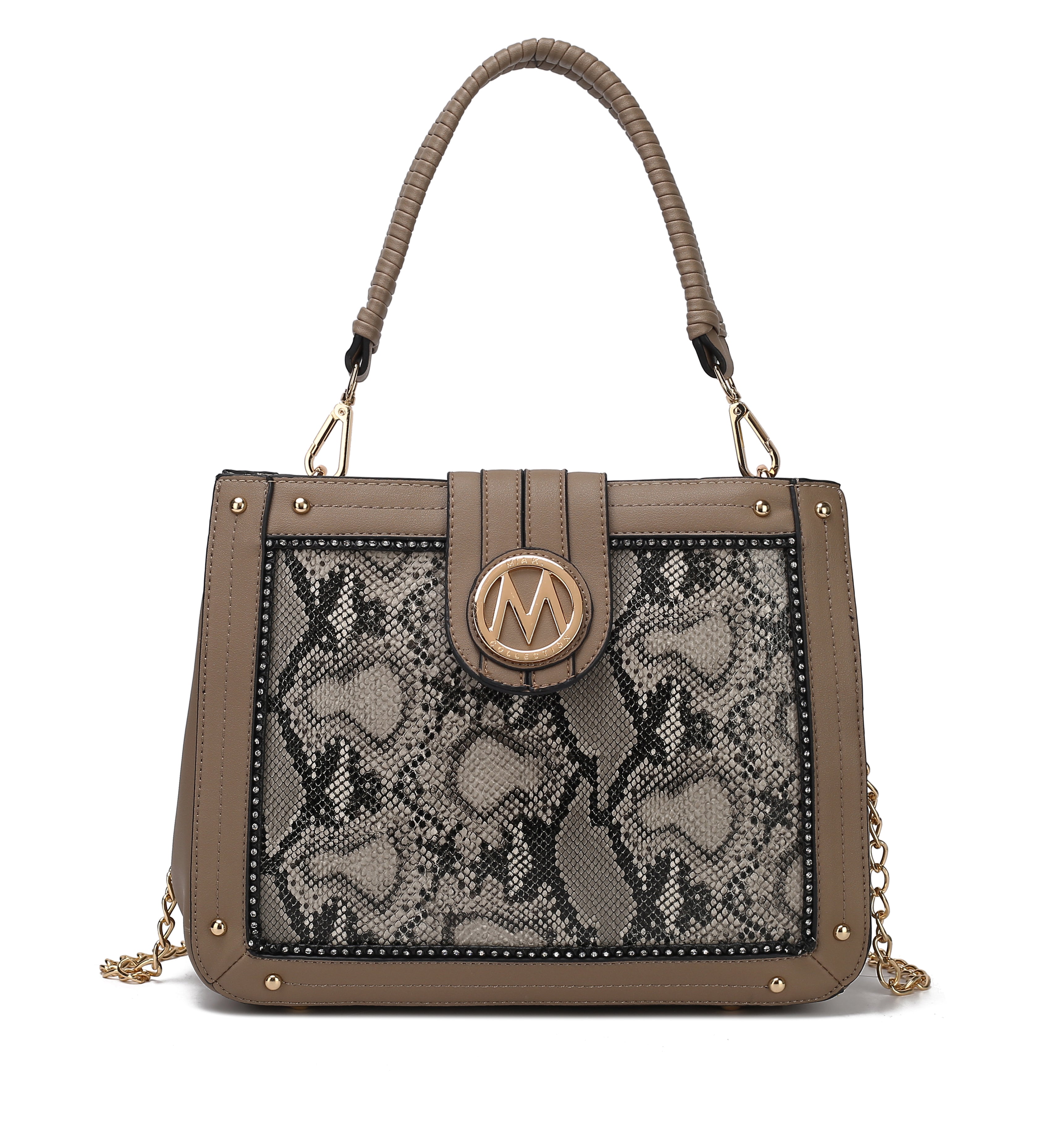 MKF Collection by Mia K. Women's Kamala Shoulder Bag for Women PU Leather Shoulder Pocketbook Handbag by MKF Collection by Mia K.