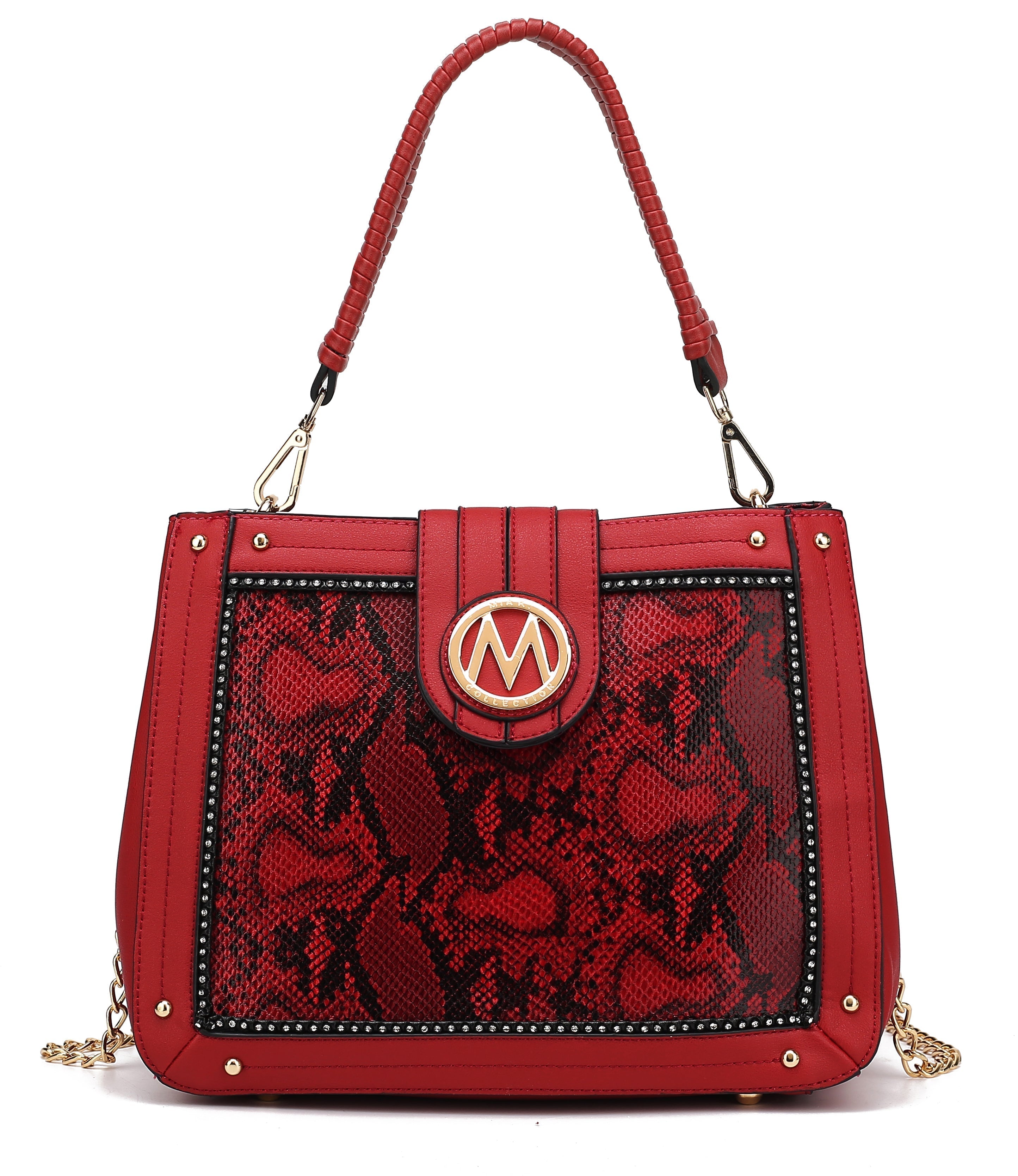 MKF Collection by Mia K. Women's Kamala Shoulder Bag for Women PU Leather Shoulder Pocketbook Handbag by MKF Collection by Mia K.