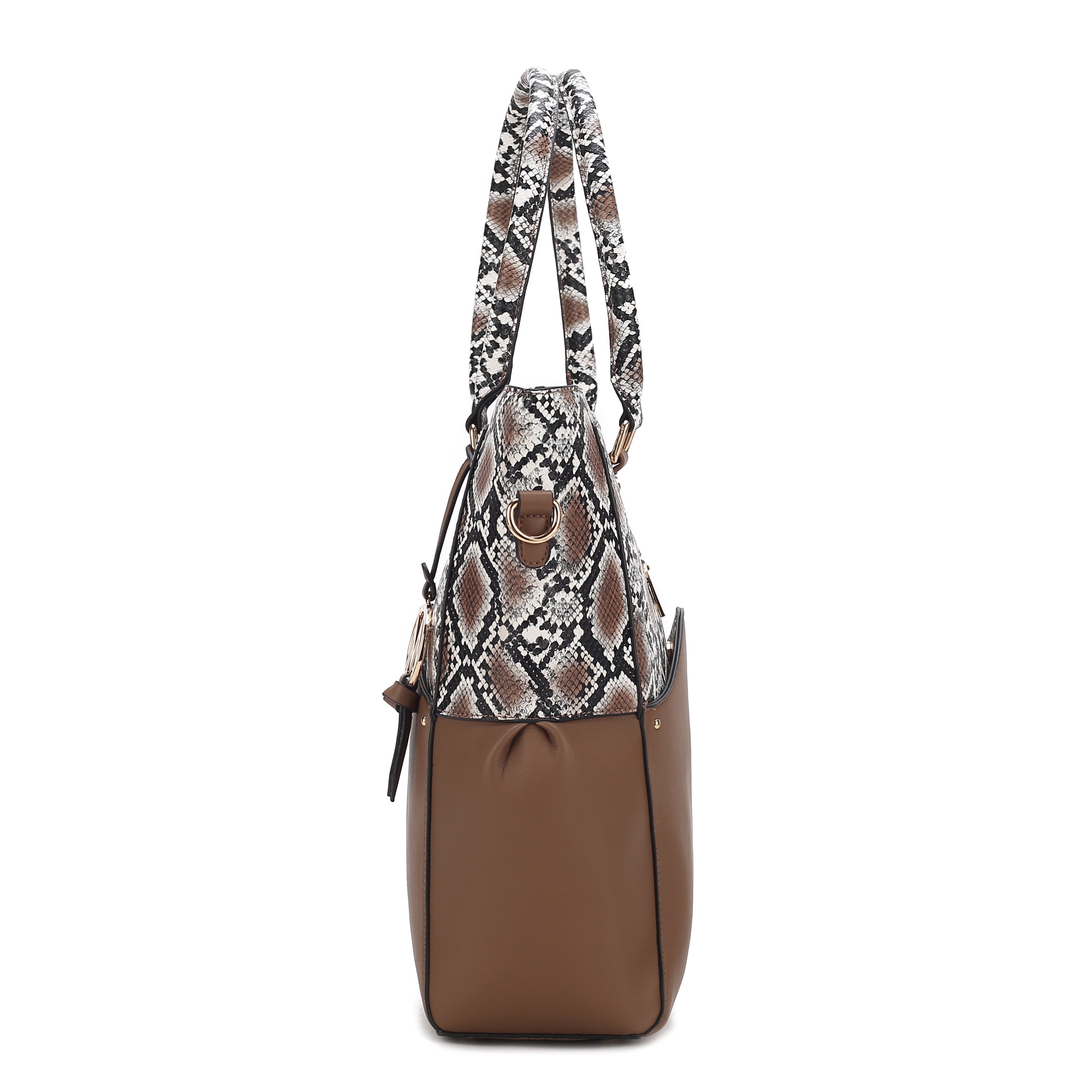 MKF Collection by Mia K. Women's Iris Tote Bag & Wristlet Coin Pouch Purse, vegan leather by MKF Collection by Mia K.