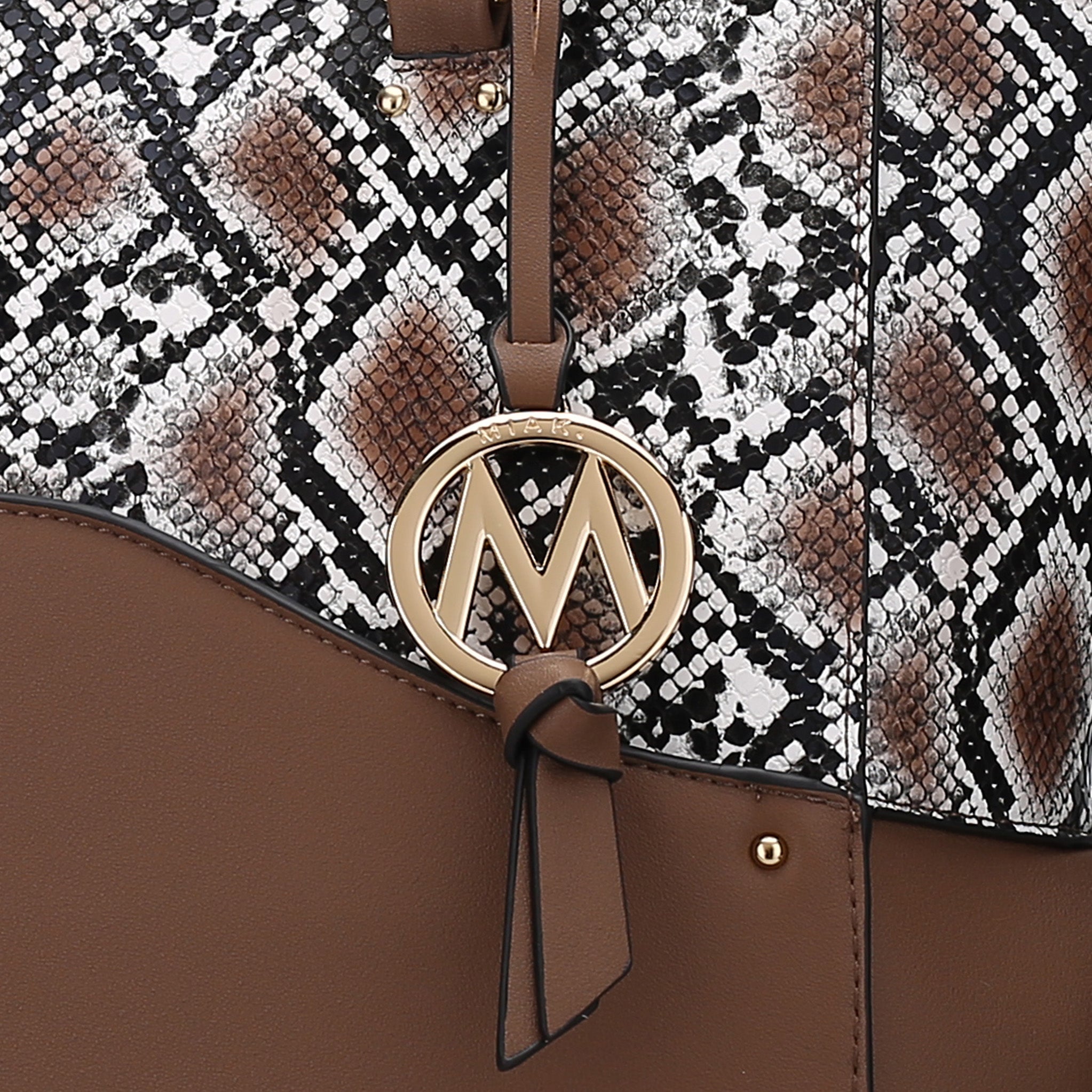 MKF Collection by Mia K. Women's Iris Tote Bag & Wristlet Coin Pouch Purse, vegan leather by MKF Collection by Mia K.