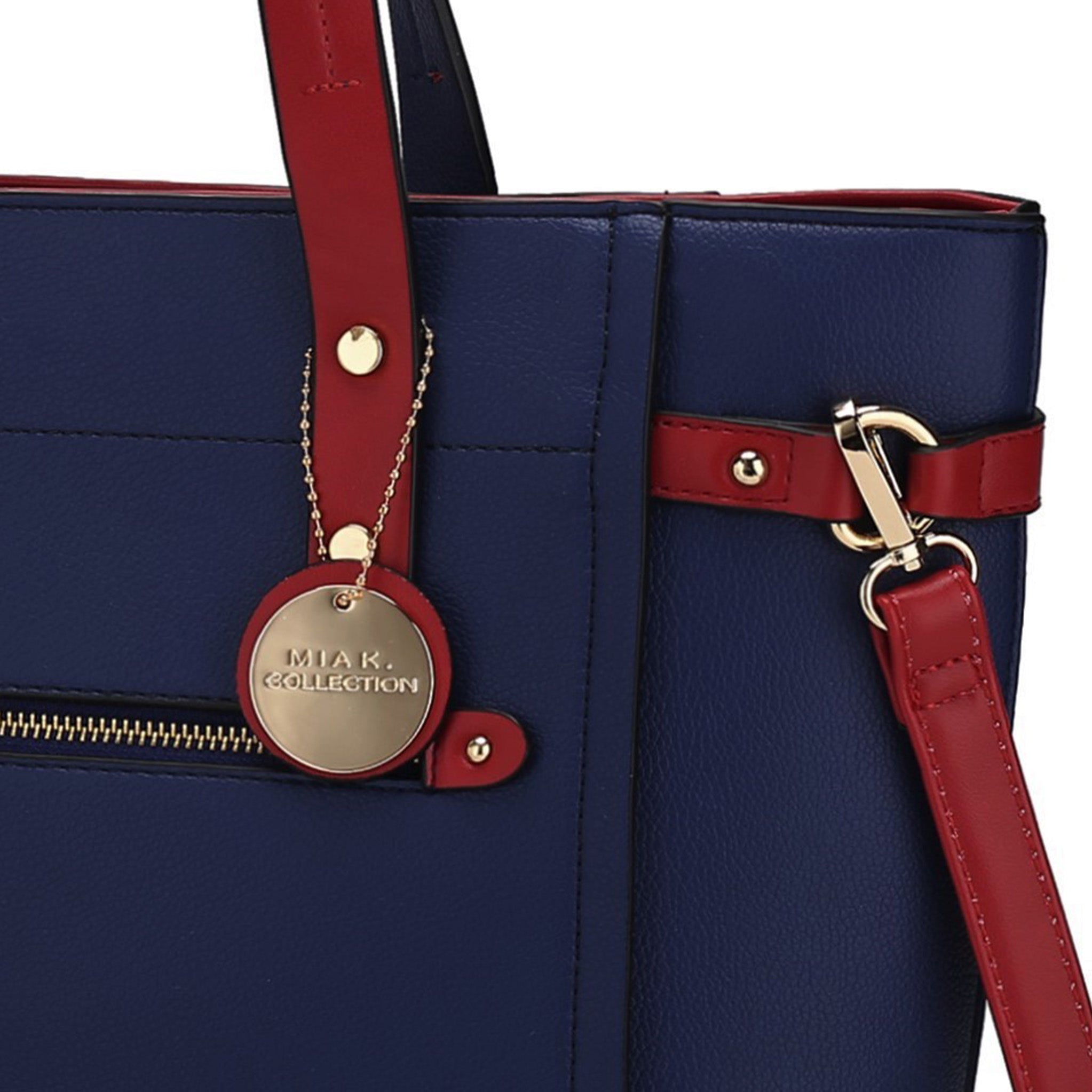 MKF Collection by Mia K. Andry Tote Bag for Women's Cross-body Handbag Top-Handle & Wristlet Purse Set by MKF Collection by Mia K.