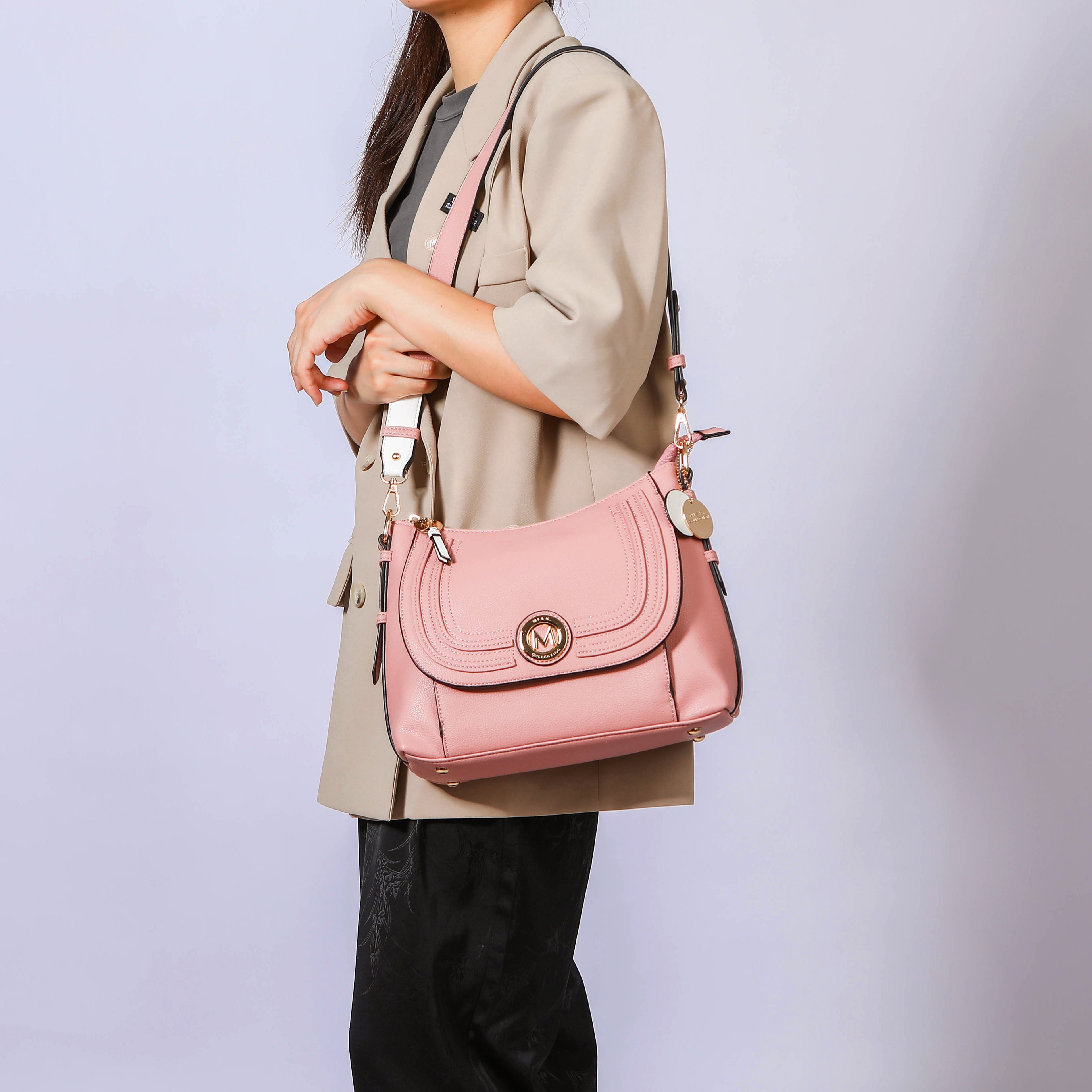 MKF Collection by Mia K. Women's Maggie Shoulder Bag for Women, Shoulder Bag Lady Large Messenger Purse by MKF Collection by Mia K.