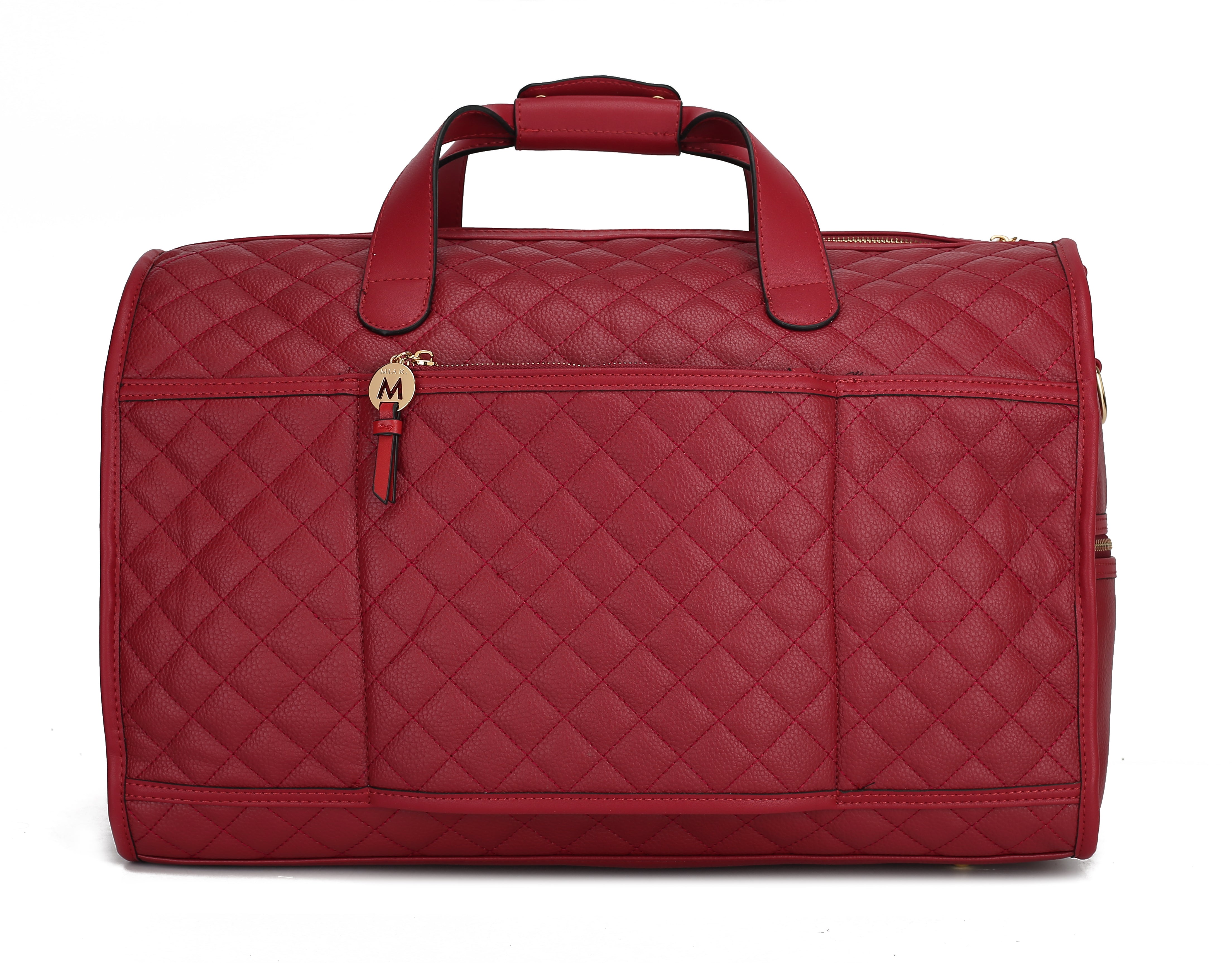 MKF Collection by Mia K. Women's Lexie Weekender Bag Vegan Leather, Travel Bag by MKF Collection by Mia K.